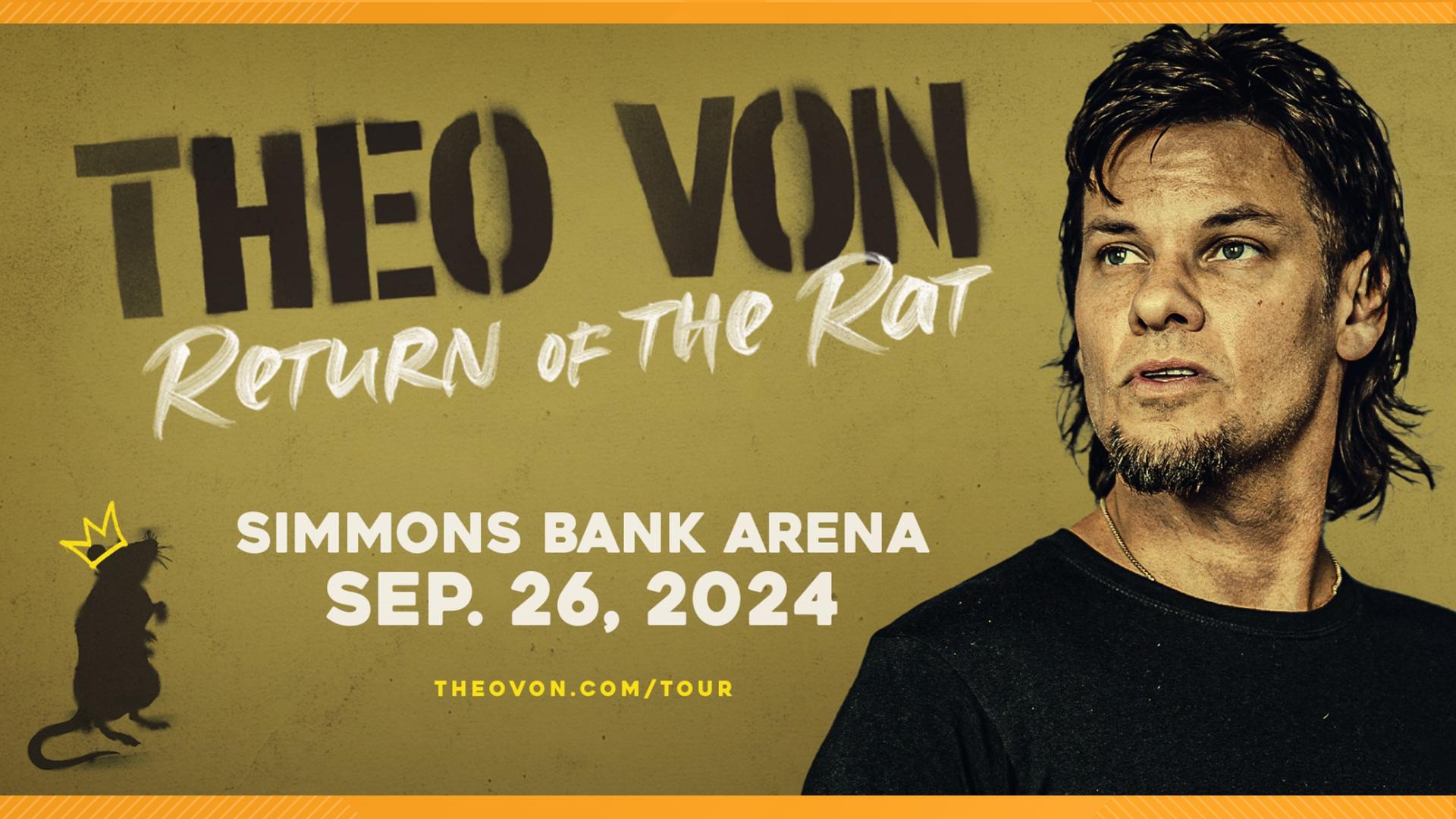 Theo Von to bring comedy tour to Simmons Bank Arena