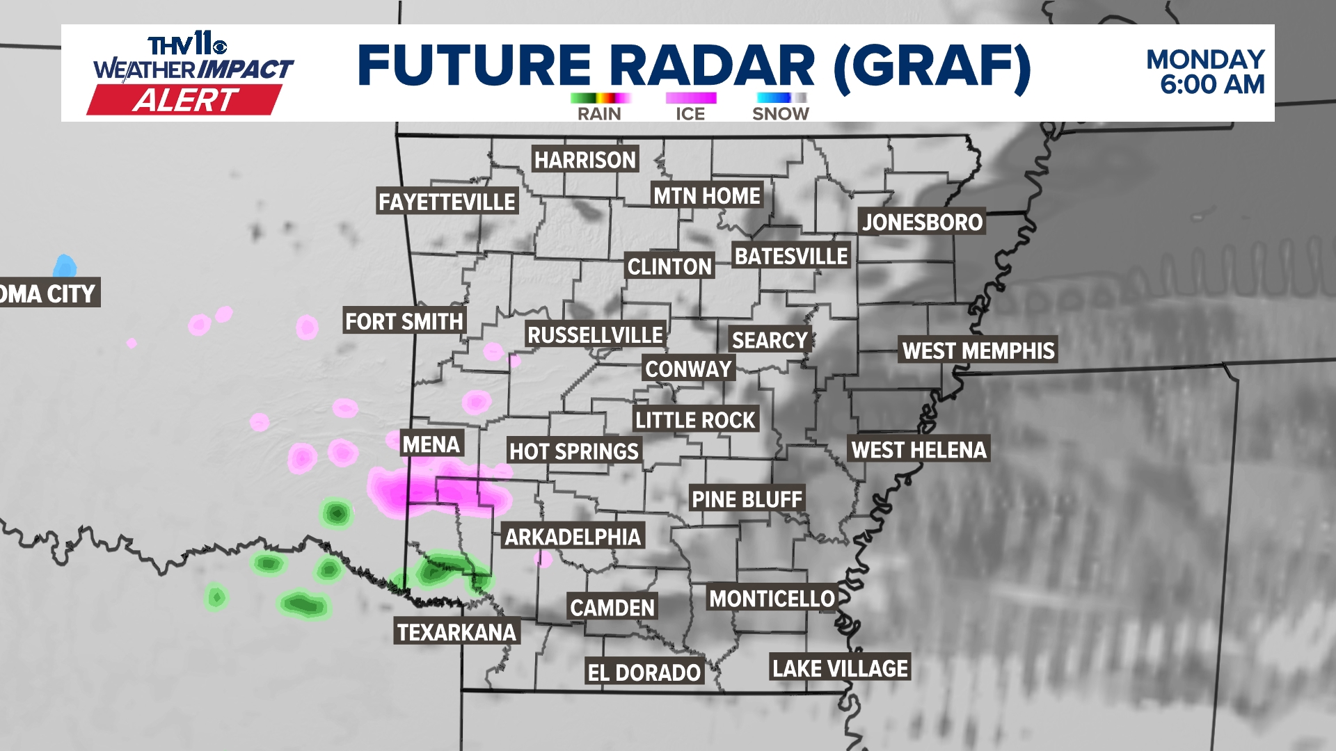 Winter Weather Advisory in effect for Central Arkansas | What to know ...