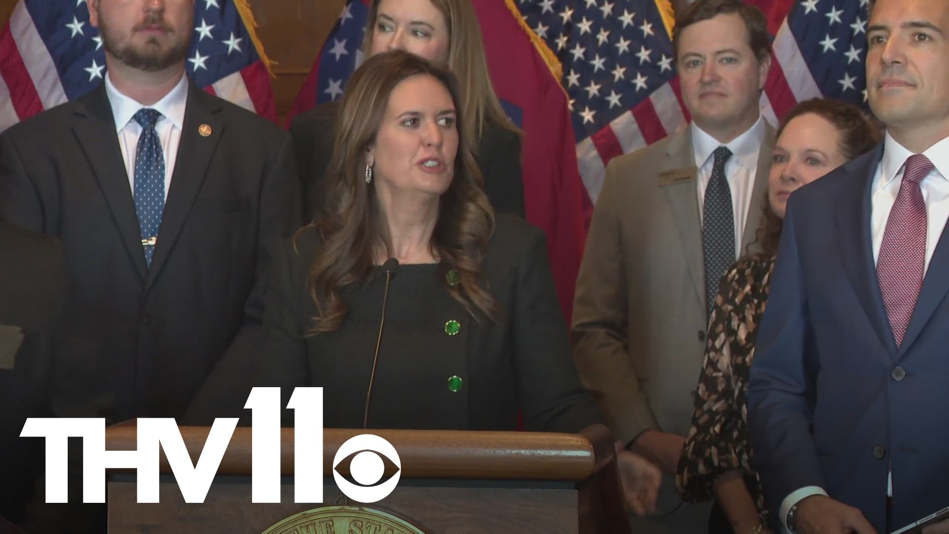 Governor Sarah Huckabee Sanders announced that Exxon-Mobil will start drilling for lithium in the southwest part of the state.
