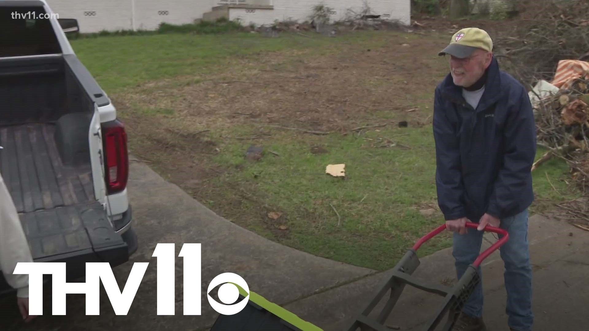 Jerry Shurgar and his church community are making their rounds, helping neighbor after neighbor recover from the disastrous tornado that hit Little Rock last week.