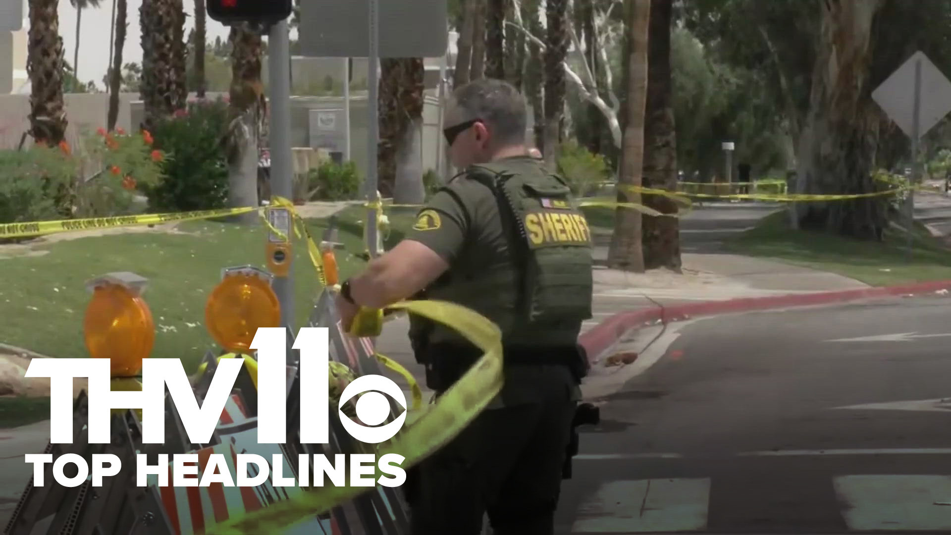 Brooke Buckner presents Arkansas's top news stories for May 17, 2025, including details on an explosion in Palm Springs.