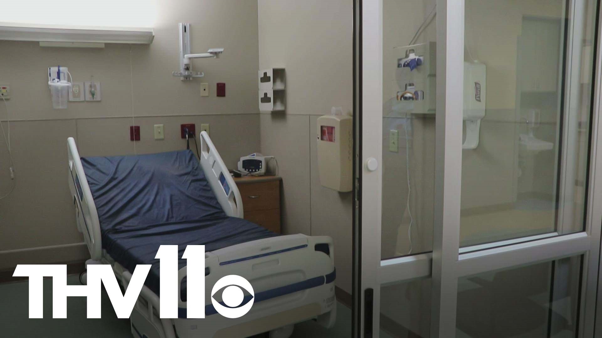Despite the COVID-19 virus spreading around the state, hospitals are seeing less patients this time around.