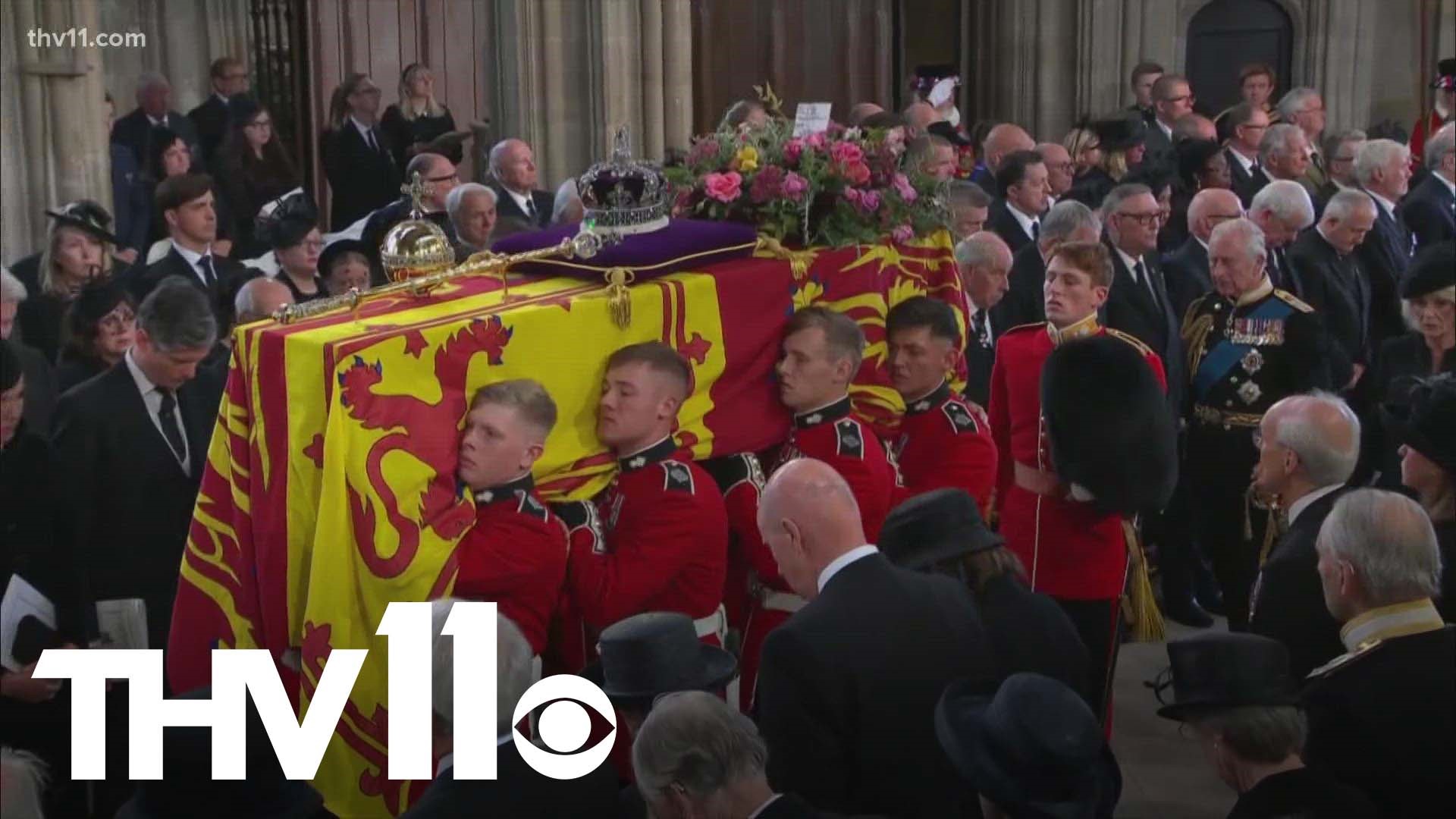 Thousands attended the state funeral at Westminster Abbey for Queen Elizabeth the Second, where they mourned the loss but also celebrated her 70-year reign.