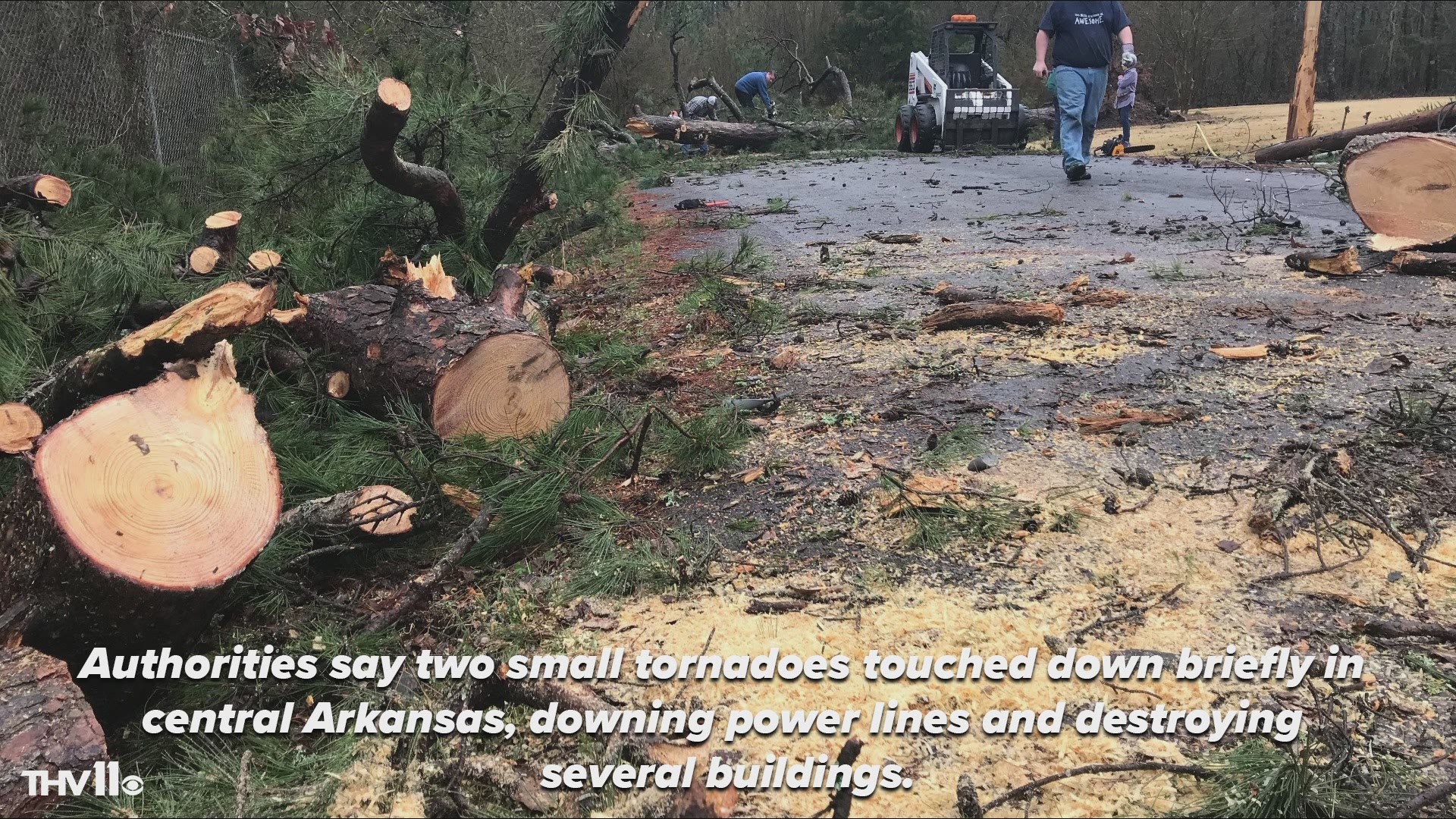 National Weather Service confirms 2 tornadoes touch down in central Arkansas