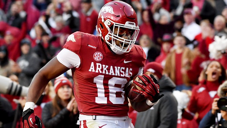 Hogs WR Treylon Burks declares for NFL Draft, opts out of Outback Bowl