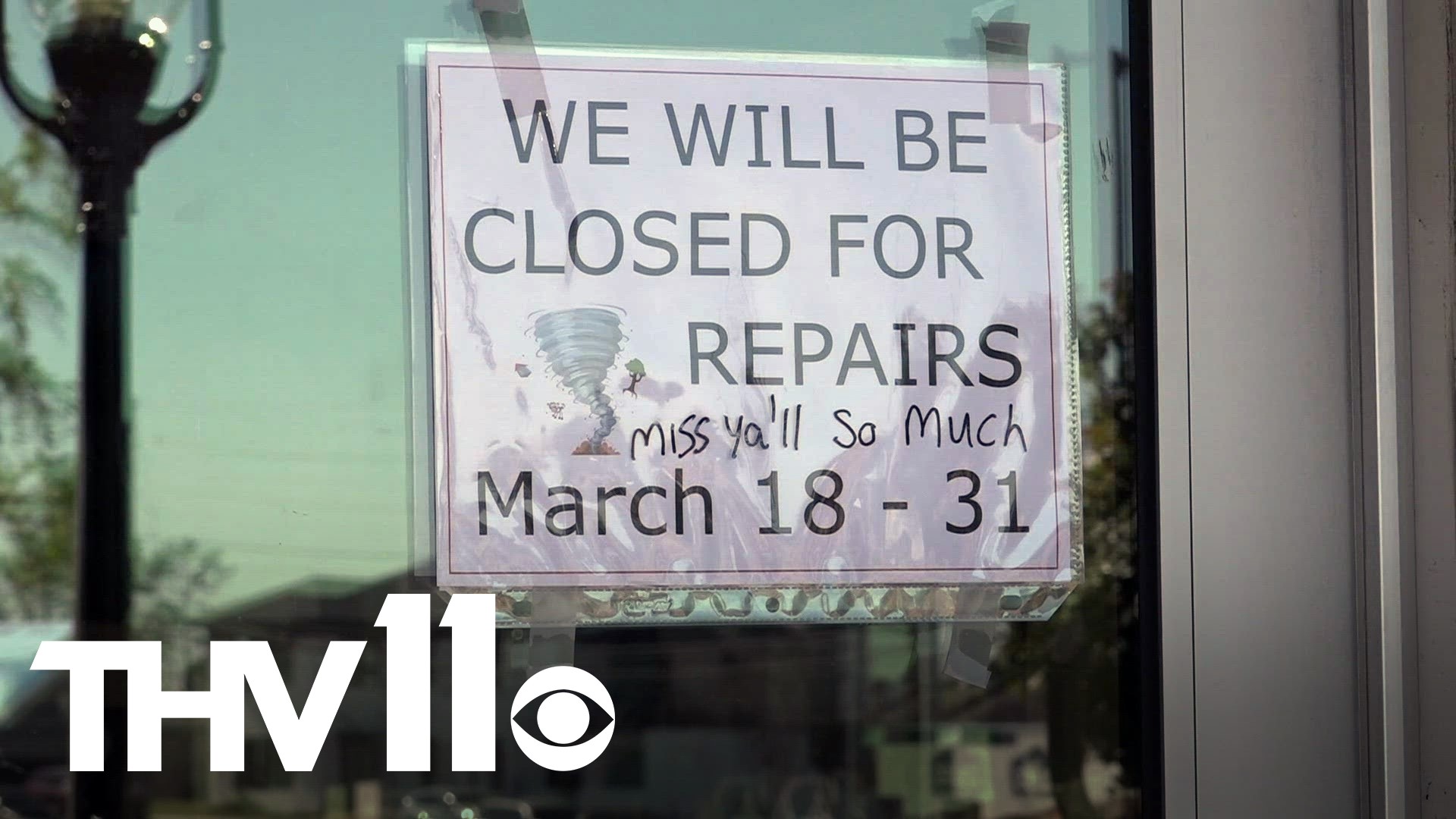 As the first anniversary of the March 31 tornado approaches, some Little Rock businesses are still dealing with the aftermath.