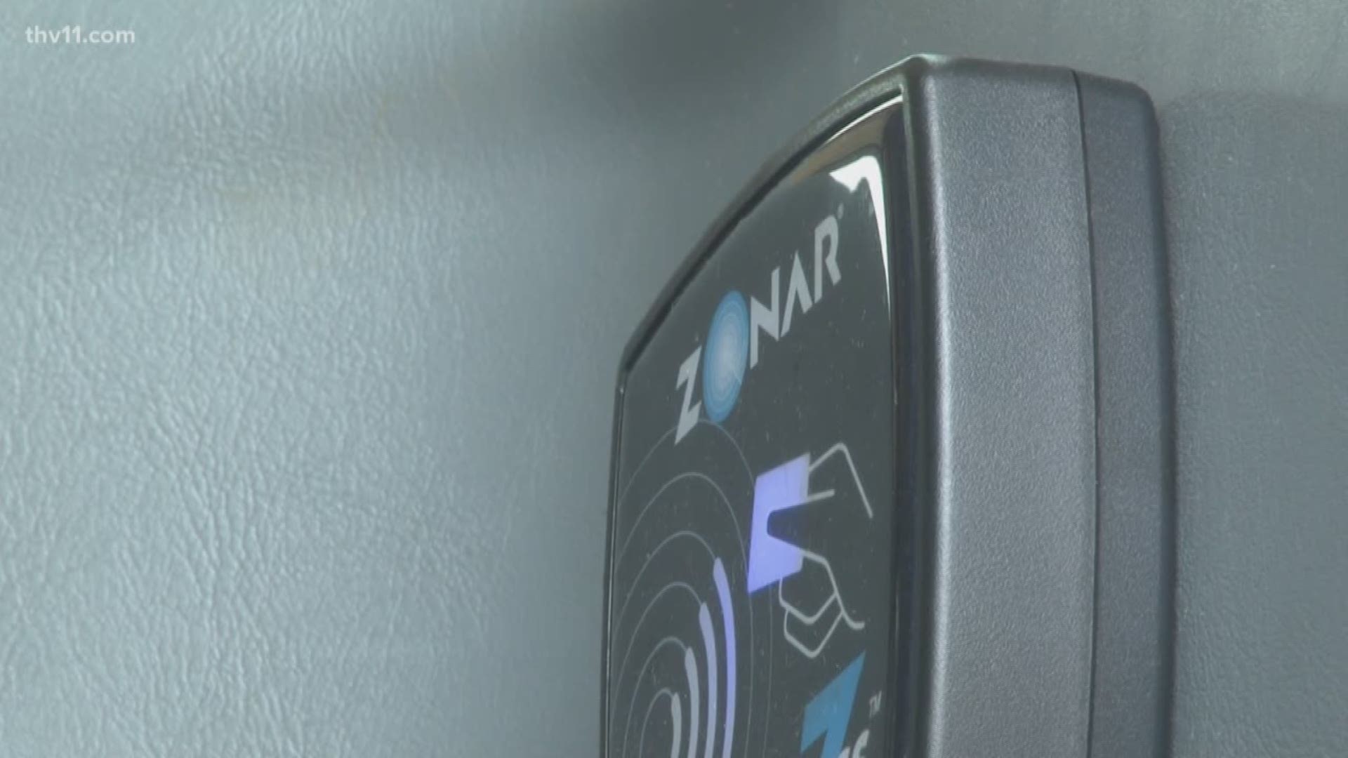 The Jacksonville North Pulaski School District is the first district in the state to have the full Z-Pass system in place. Parents can see where their child is through an app on their phone called SafeStop.