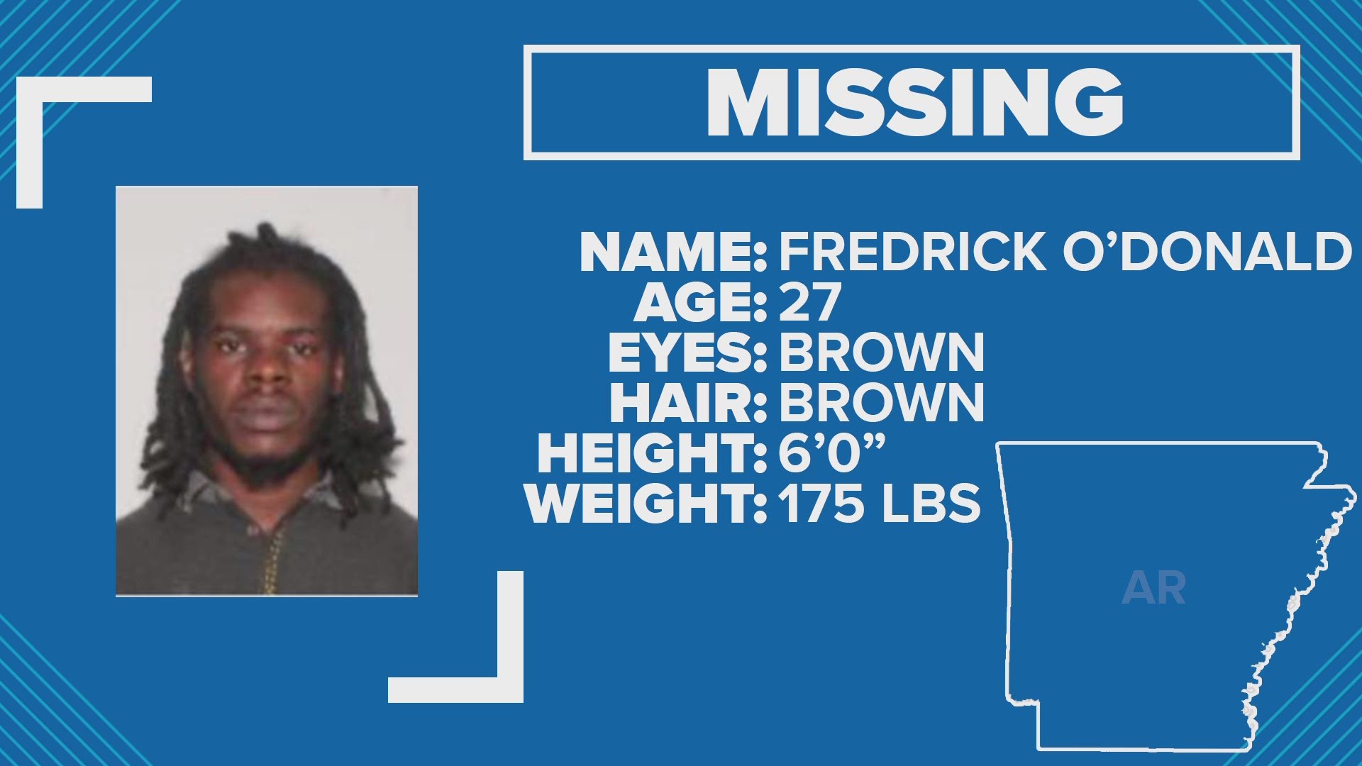 Little Rock police searching for missing 27-year-old man