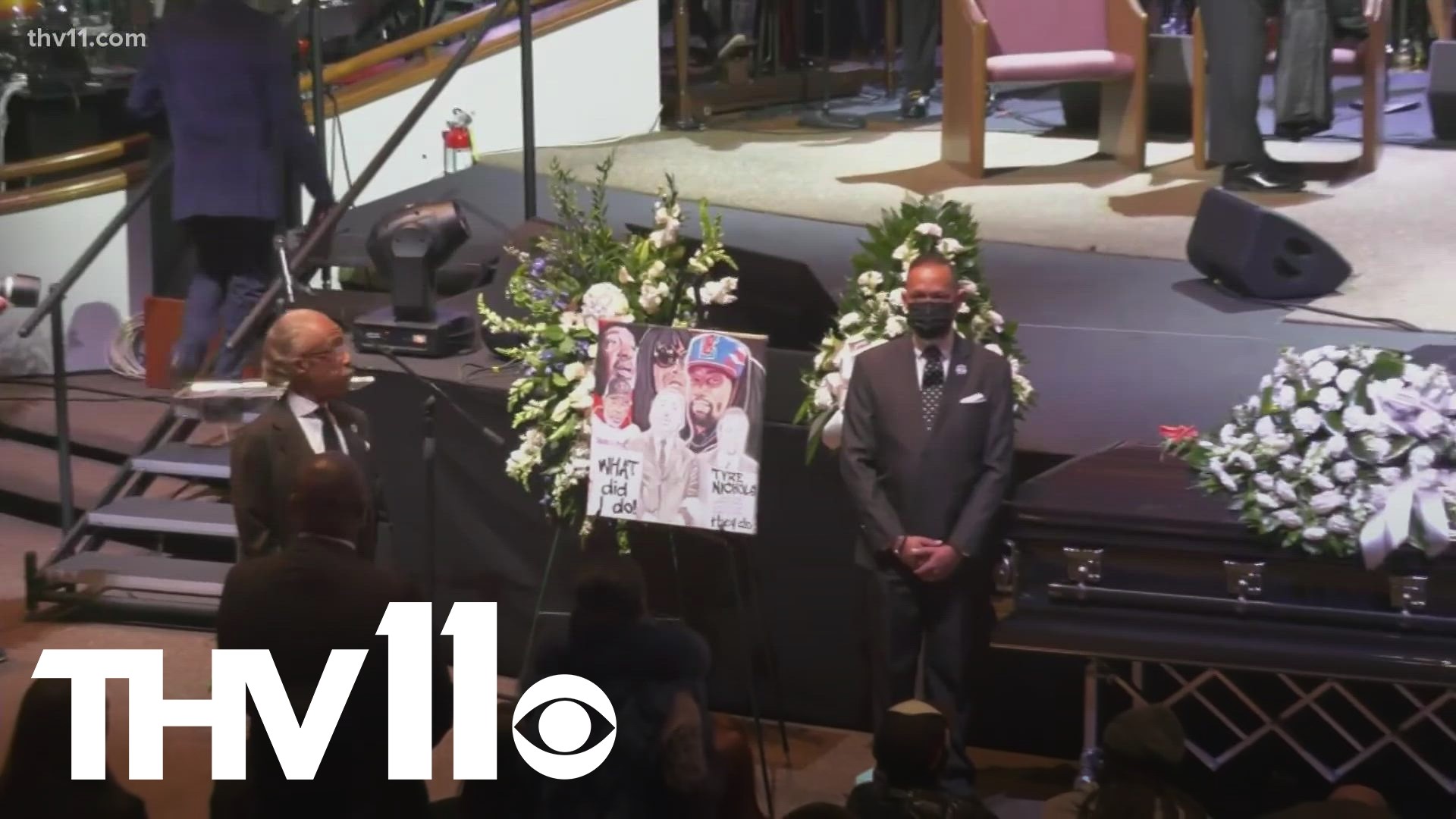 A Memphis church was filled with both anger and grief as mourners gathered to remember Tyre Nichols, who died after a disturbing beating by the Memphis Police Dept.