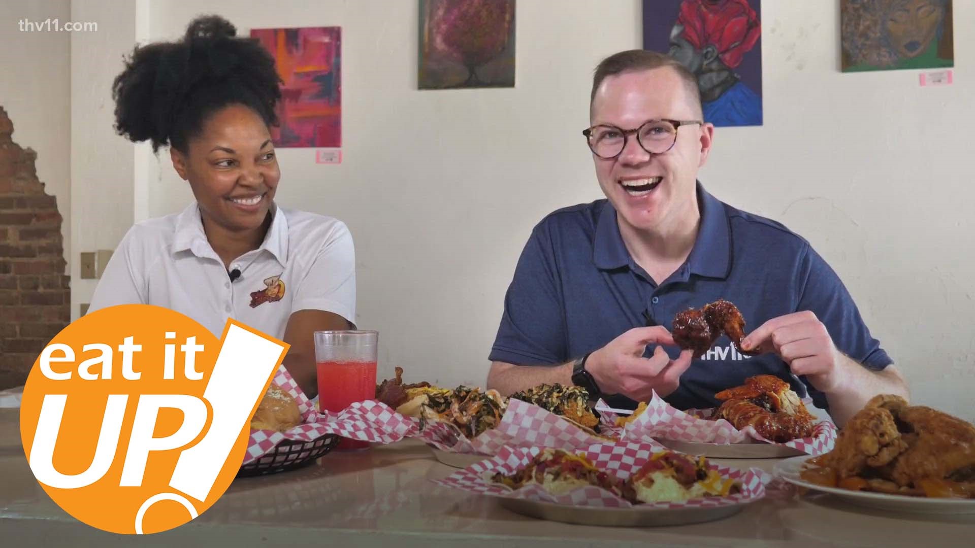 On this week's Eat It Up, Skot Covert visits Fat Jaws Soul Food & Southern Eats, a family-owned and operated Little Rock restaurant serving up food from the heart.