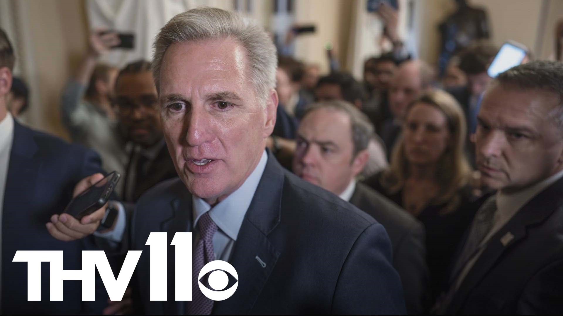 Speaker Kevin McCarthy was voted out of the job Tuesday in an extraordinary showdown, a first in U.S. history.