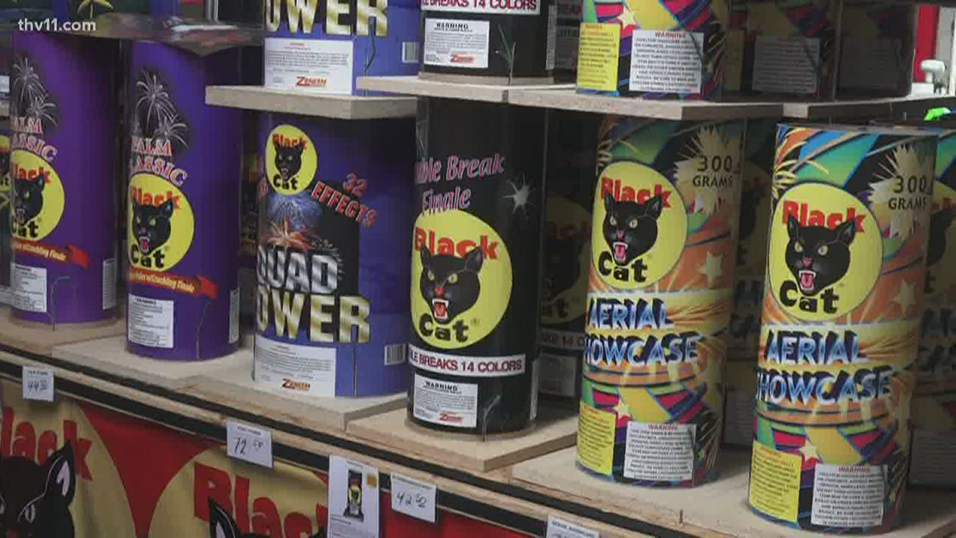 With large 4th of July celebrations being canceled this year, it's put more pressure on small firework tents. Most are prepping for a large rush of people.