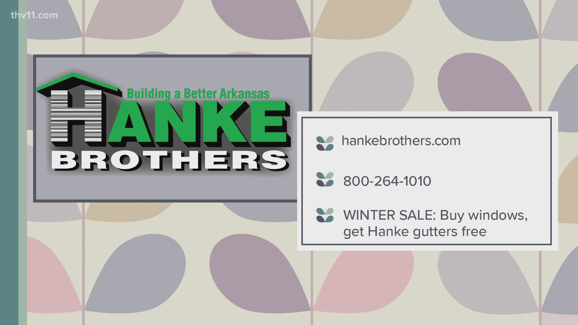 Kim Hanke with Hanke Brothers shares details on their winter window sale and why energy-efficient windows could save you big bucks in the end.