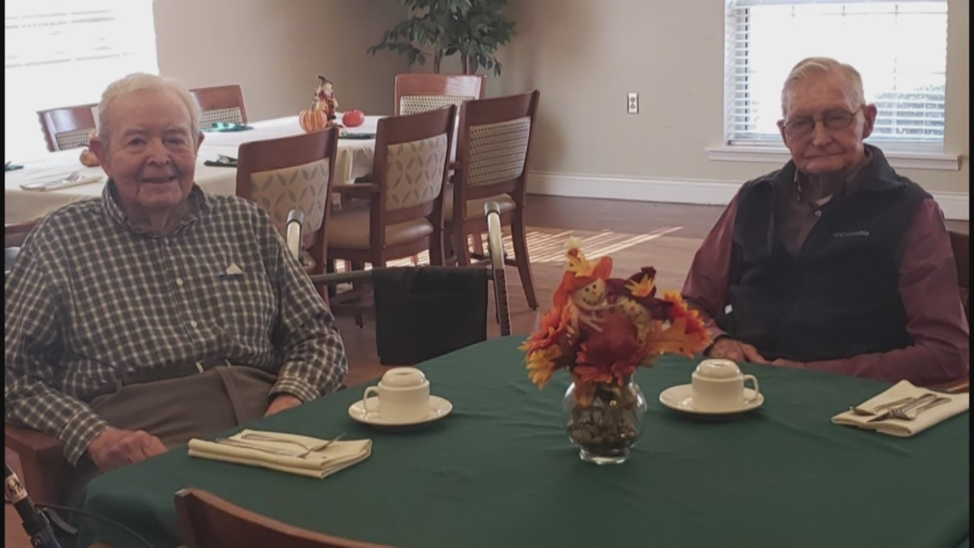 Two veterans who both served in the Pacific met in an assisted living facility of all places. Now they regularly have lunch together.