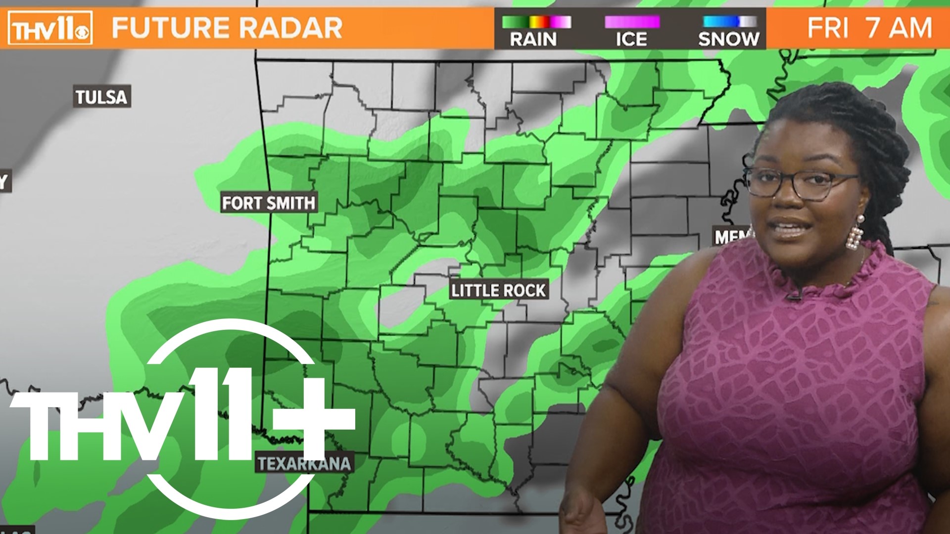 THV11+ weather forecast October 24, 2023