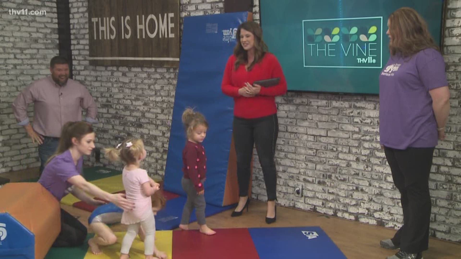 The Little Gym says children as young as 10-months-old can begin gymnastics classes.
