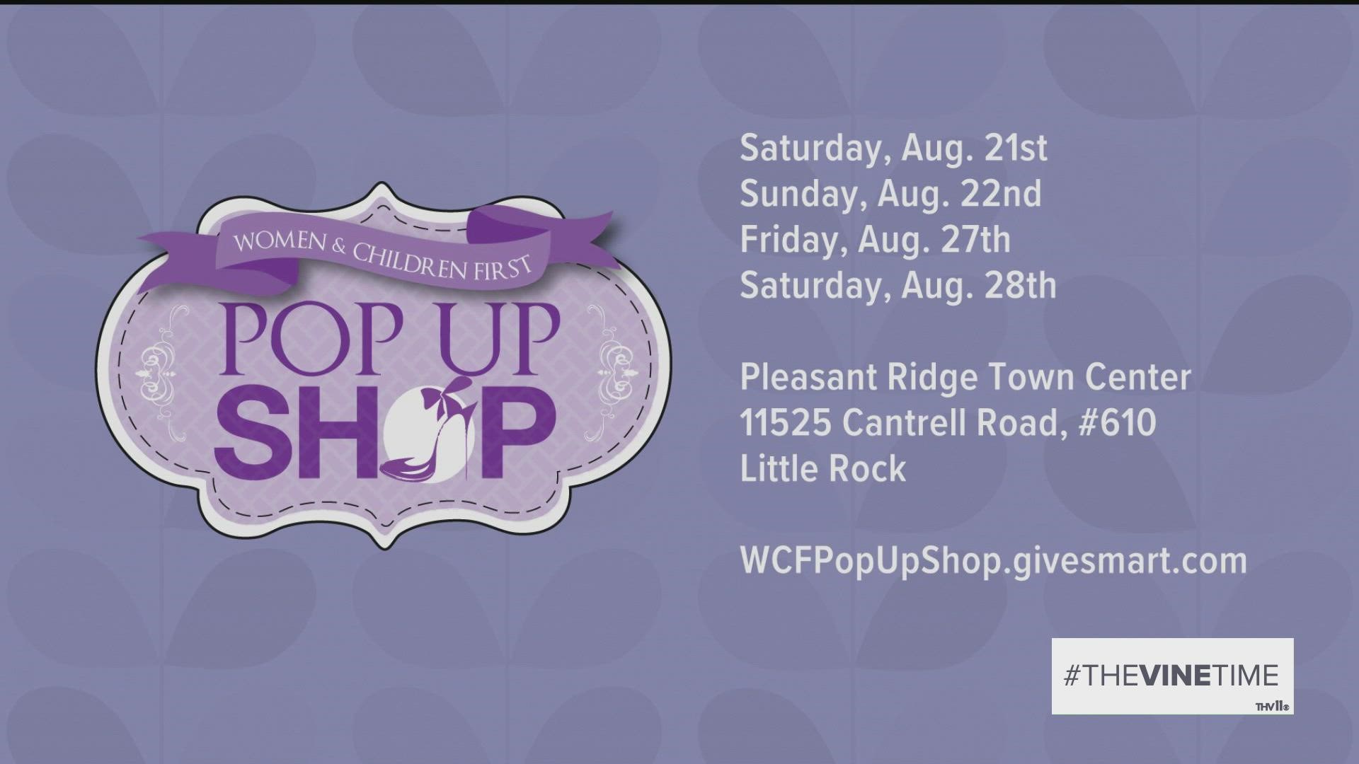Get a jump start on your holiday shopping this weekend and next — with the "Women and Children's First" Pop Up shop.
