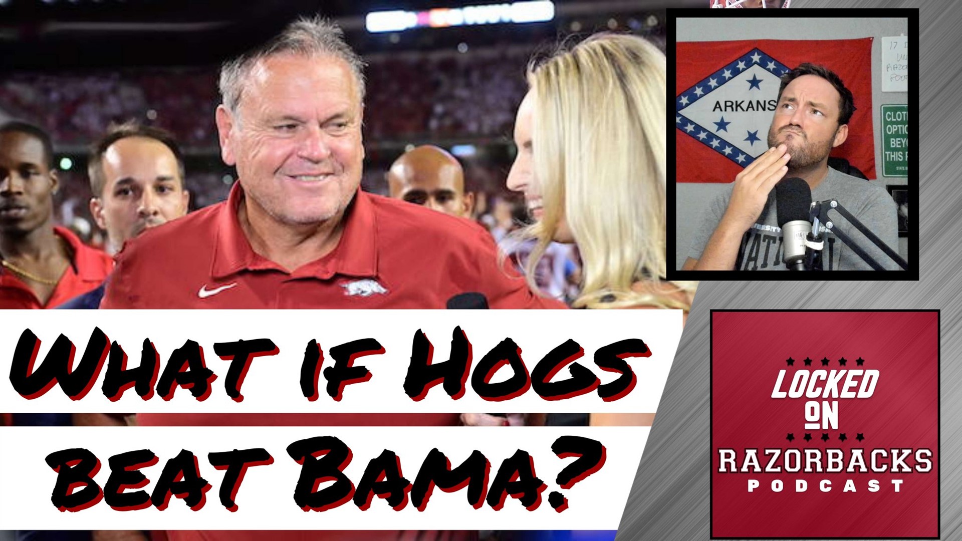 John Nabors discusses the scenarios of Razorback Football beating Alabama Crimson Tide for the first time since 2006 this season.