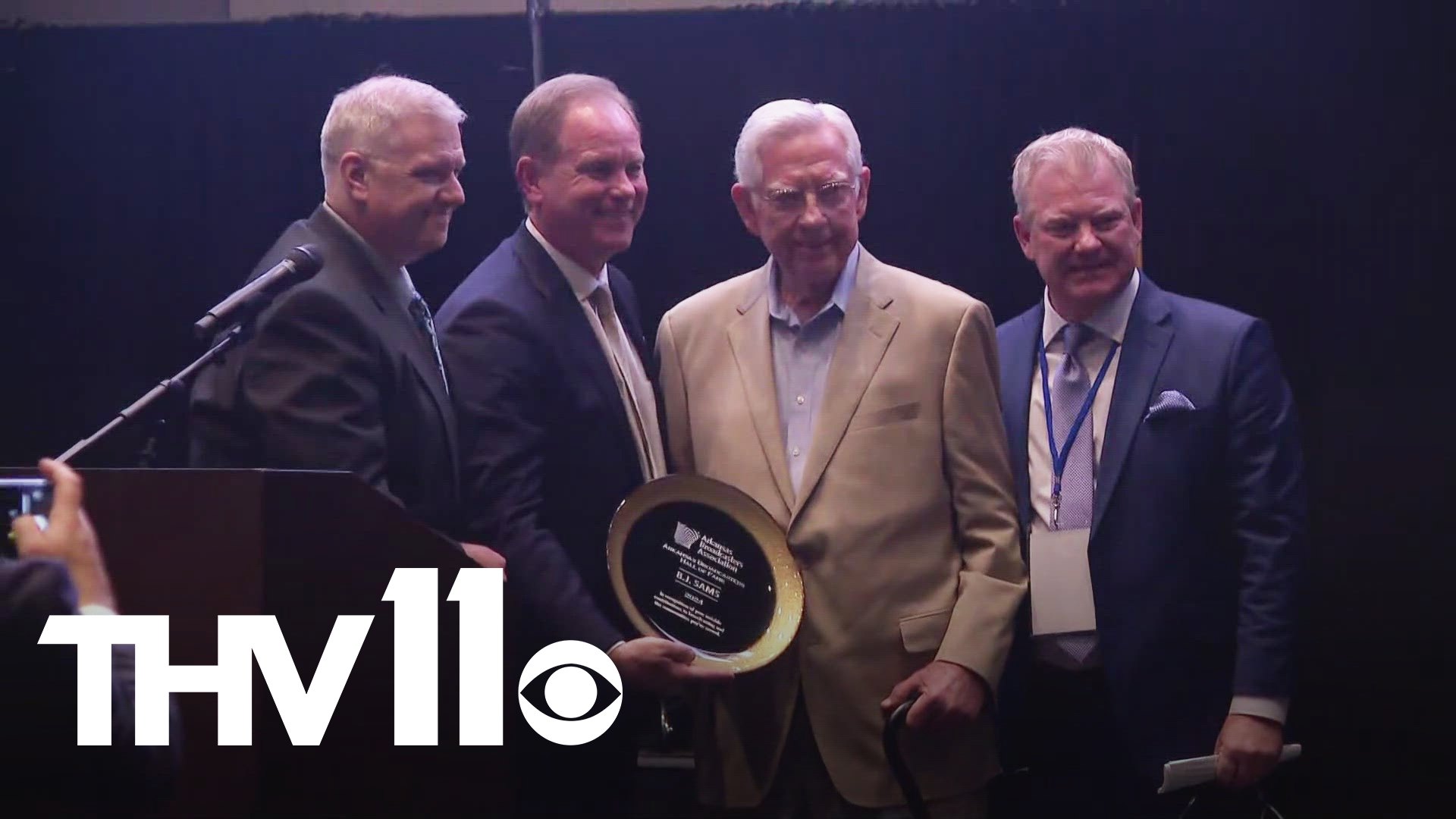 Former THV11 news anchor BJ Sams is now one of the first inductees of the Arkansas Broadcasters Hall of Fame for his more than 50 years of dedication.