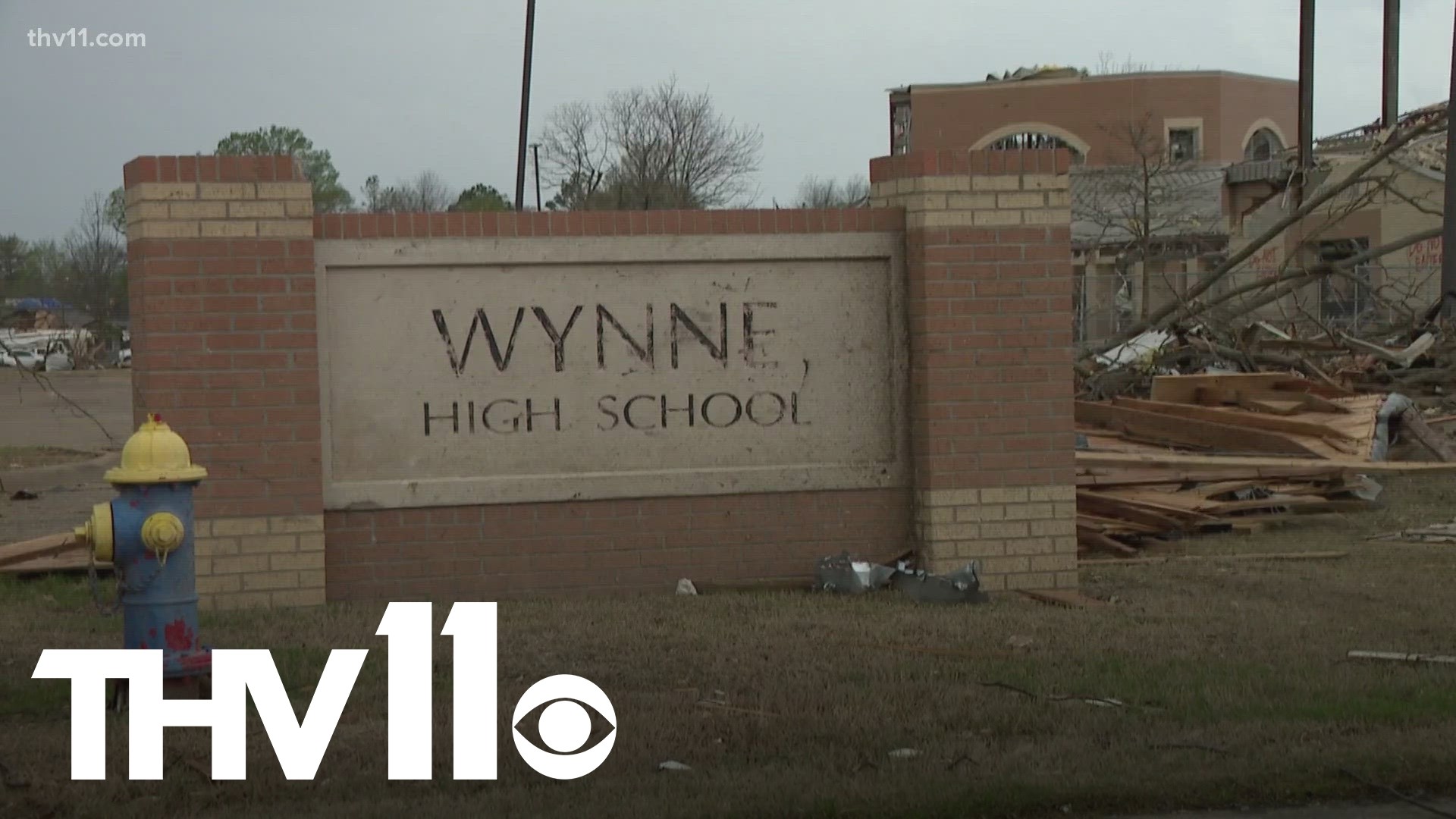 Two months ago, an EF-3 tornado ripped through Wynne, destroying the high school and surrounding homes. The community is still working to recover.