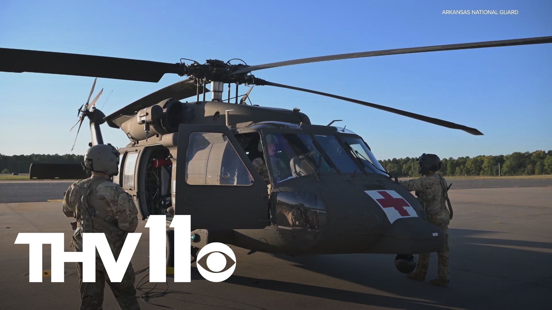 The Arkansas National Guard sent a five-soldier Black Hawk crew to assist ahead of Hurricane Milton making landfall.