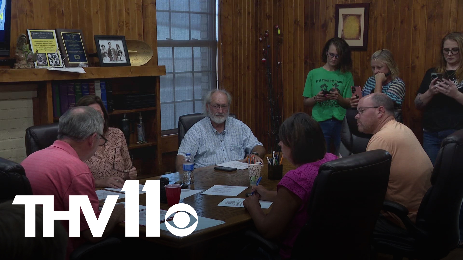 A packed Quitman school board meeting saw parents raising concerns over alleged hazing and bullying, including a troubling locker room incident.