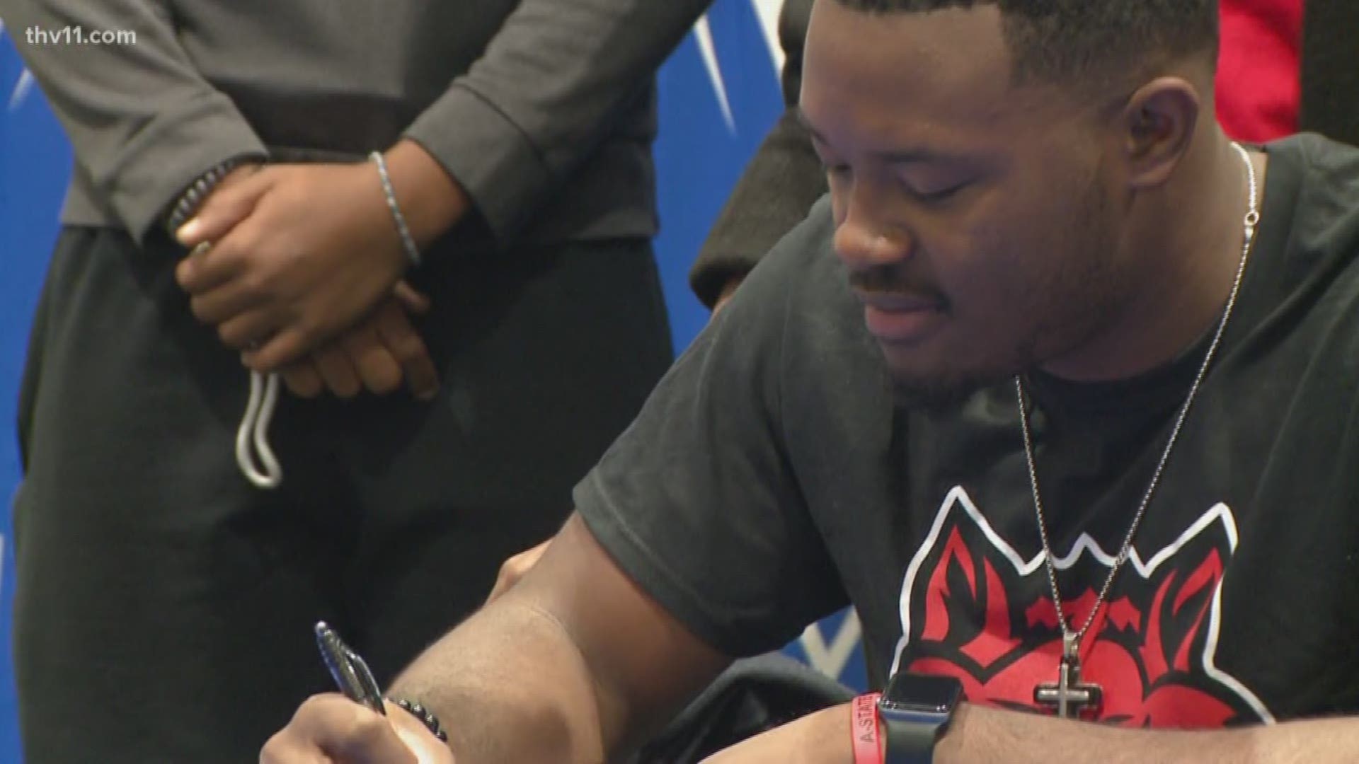 Bryant's Ahmad Adams signs with A-State
