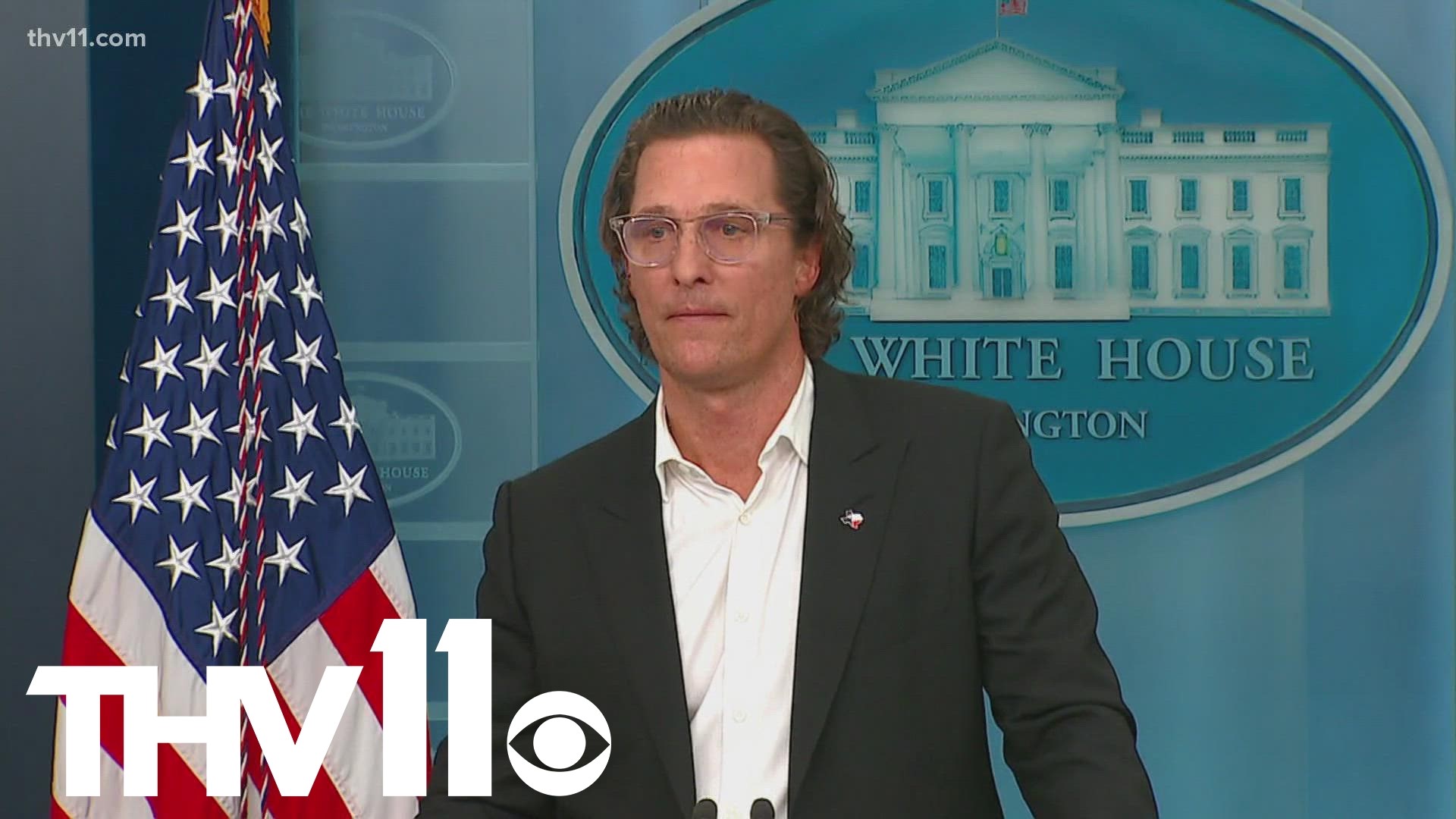 Actor Matthew McConaughey and Uvalde, Texas native, spoke at a White House press briefing on Tuesday urging lawmakers to implement change regarding current gun laws.