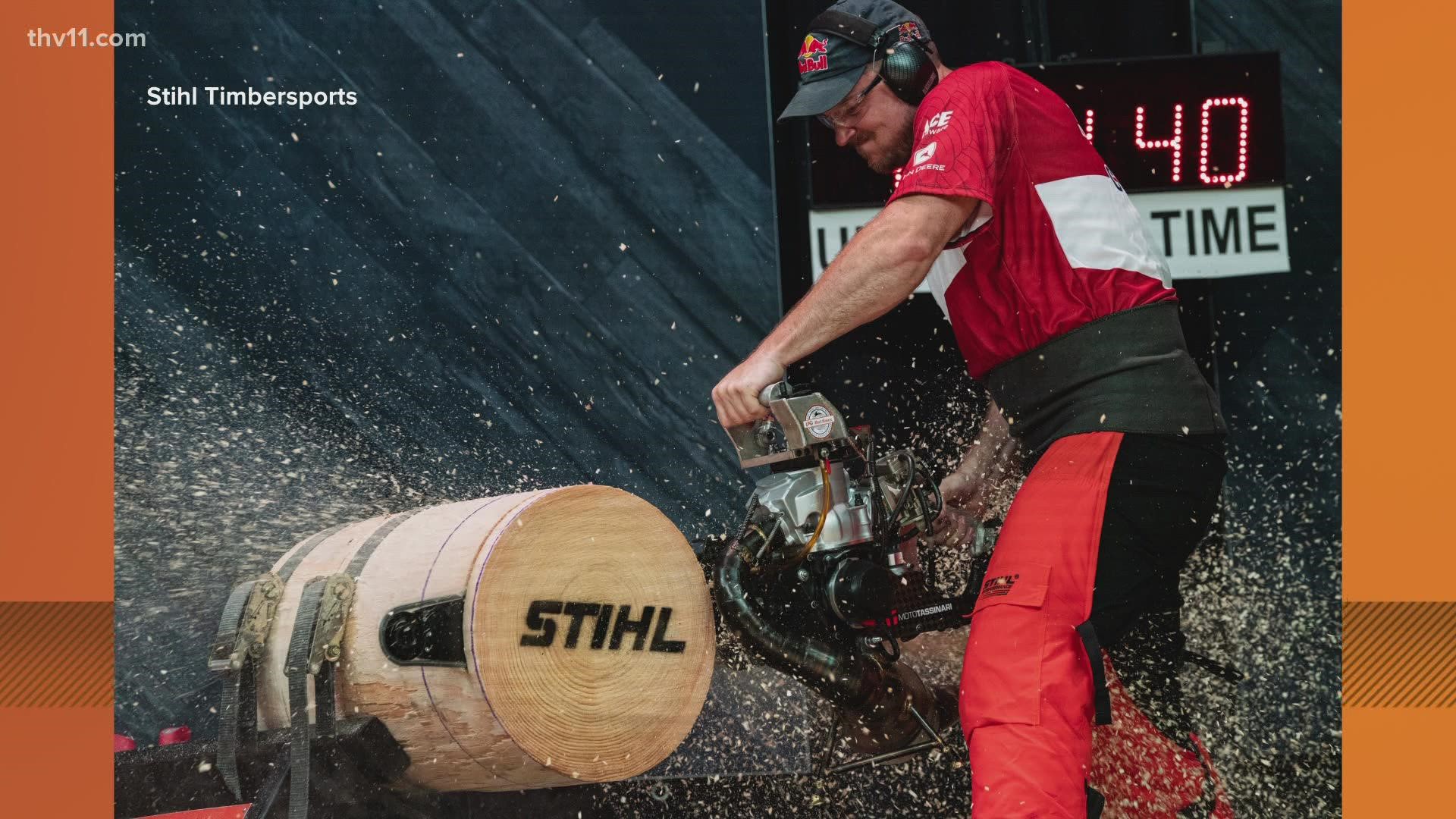 Arkansas holds national lumberjack competition