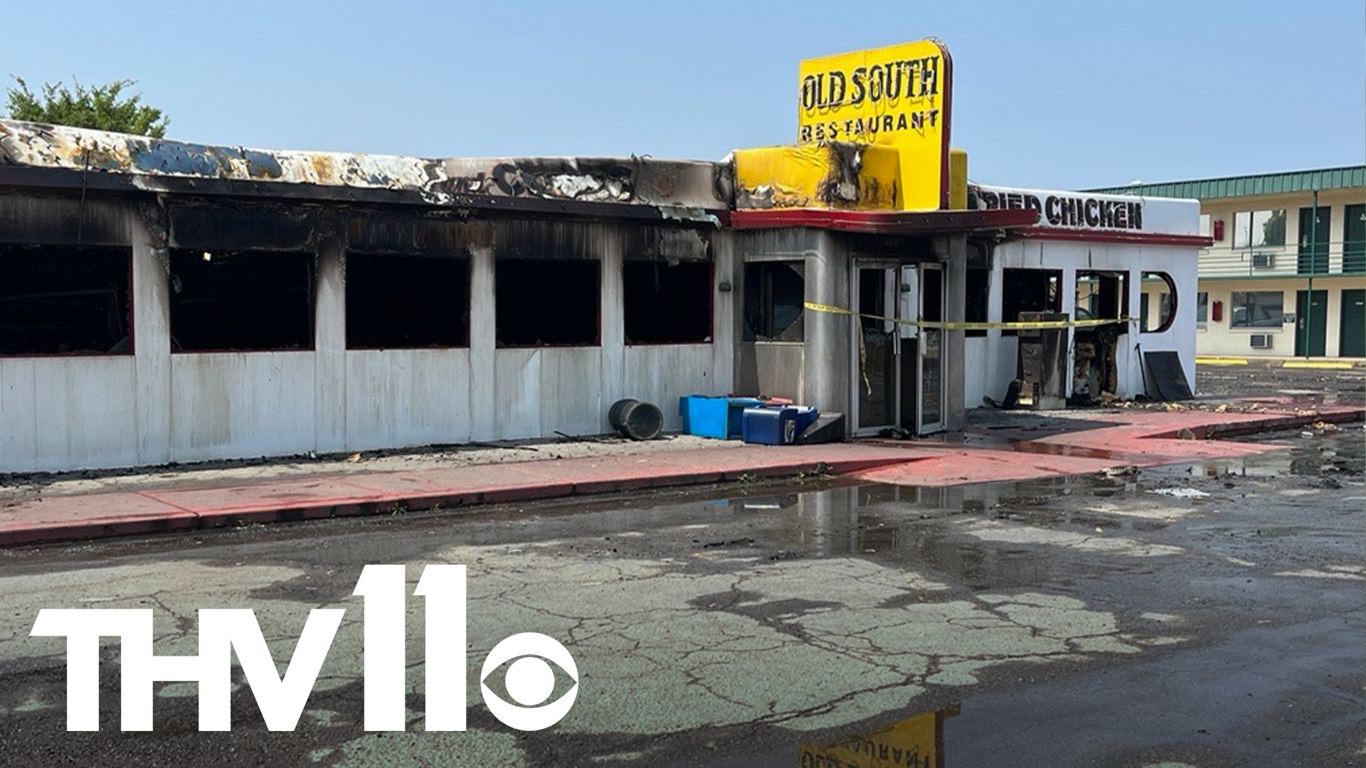 Russellville fire crews responded to reports of a fire at the historic Old South restaurant in the early morning hours of June 6.