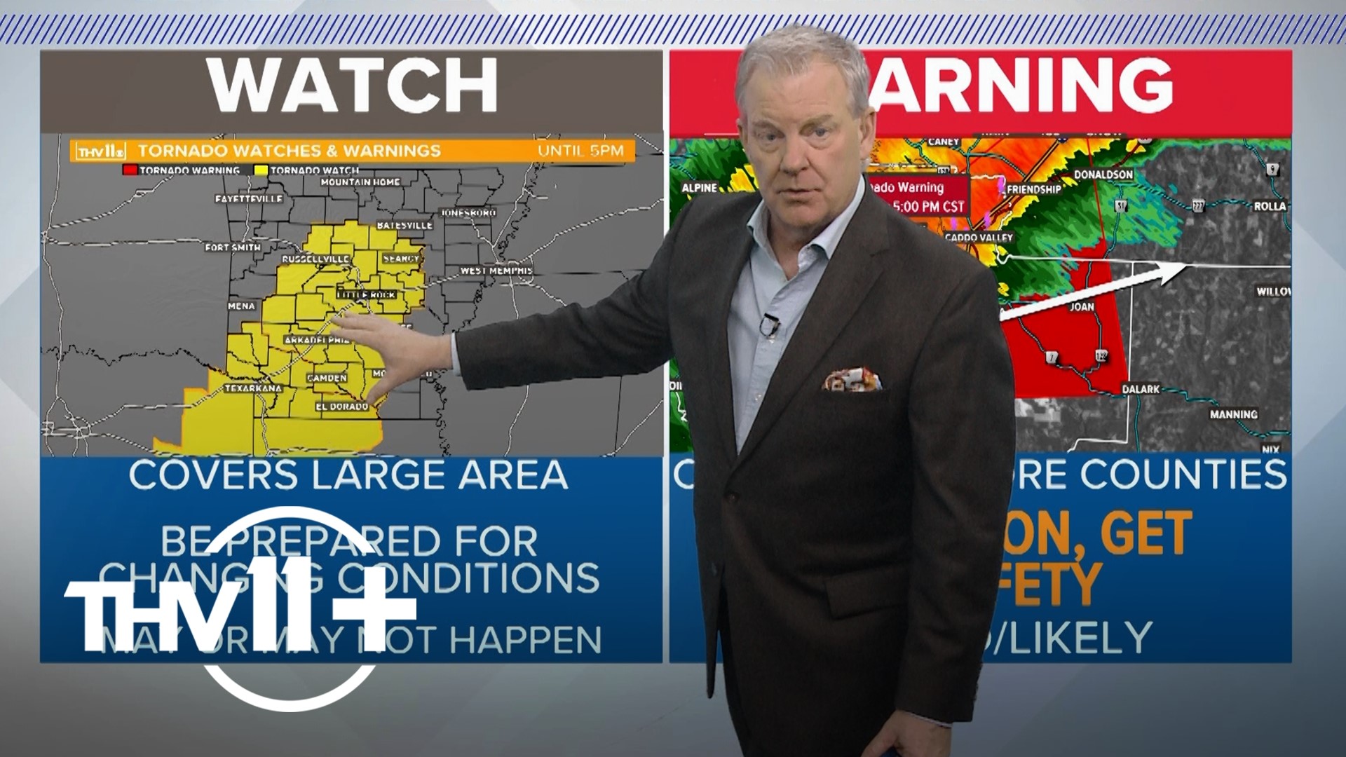 Severe weather season usually leads to a lot of "watch" and "warning" alerts on your phone. We break down what they may and what you need to do.