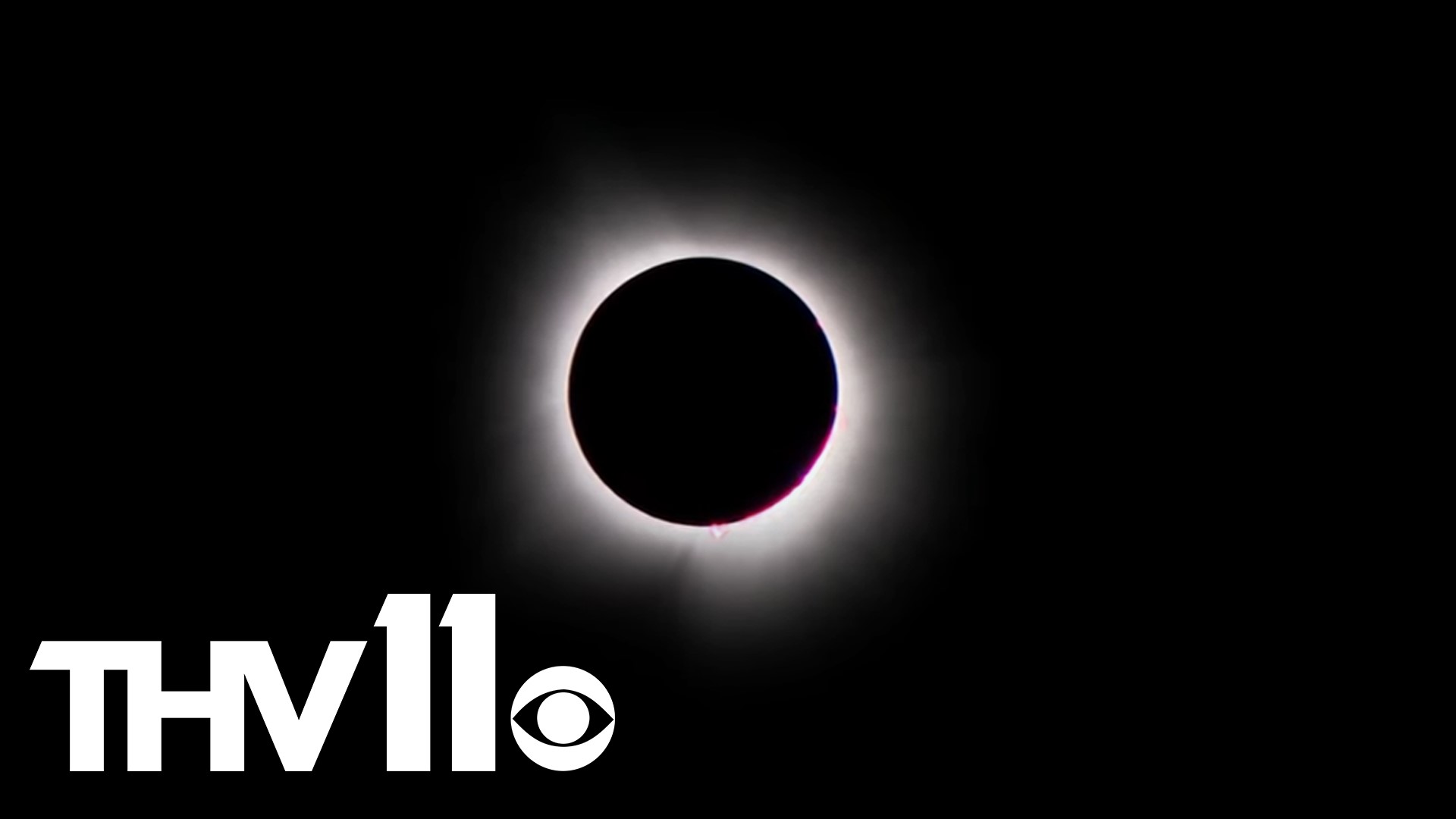 Here is what it totality looks like during the total solar eclipse 2024 in Russellville, Arkansas.
