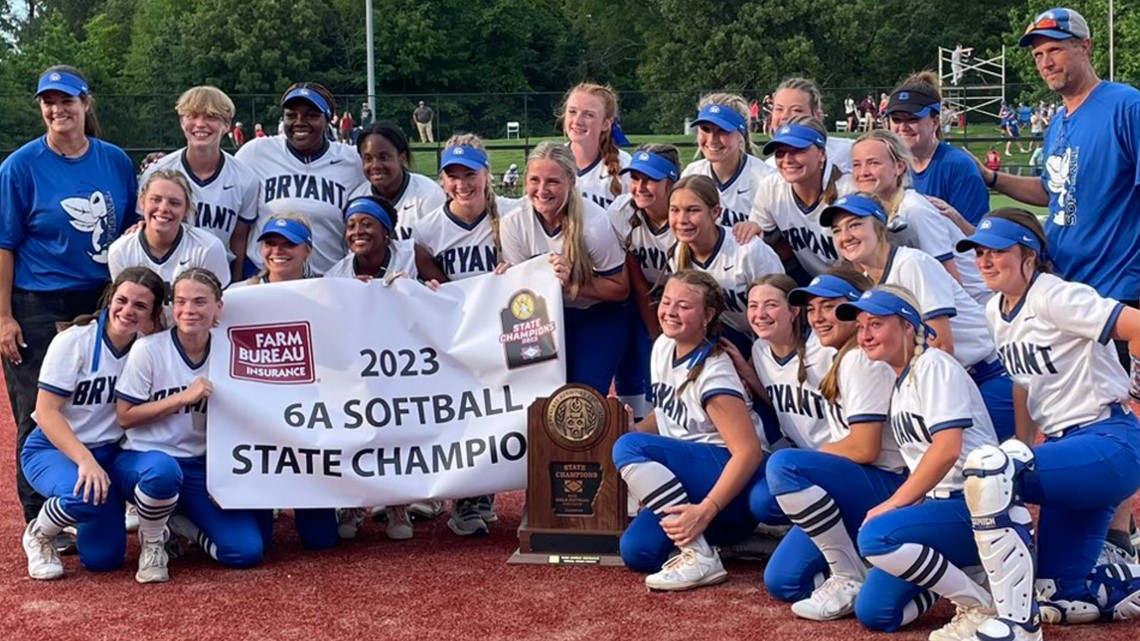 Bryant rallies to capture Class 6A softball state title