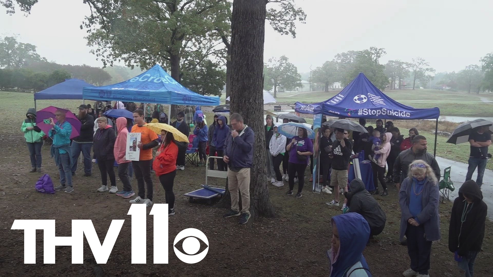 This weekend, the Little Rock community rallied together at War Memorial Park to help raise awareness for mental illness and suicide.