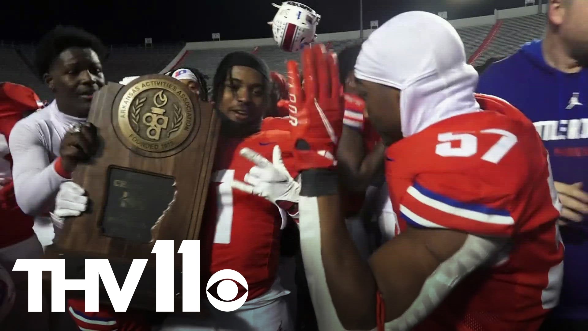 Little Rock Parkview blew past Shiloh Christian 55-12 to win the Class 5A state championship for the second consecutive season.