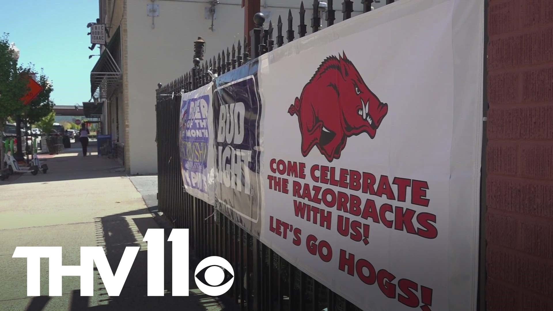 The countdown to the Razorbacks season opener continues, and Hog fans are starting the party a little early as festivities have already begun.