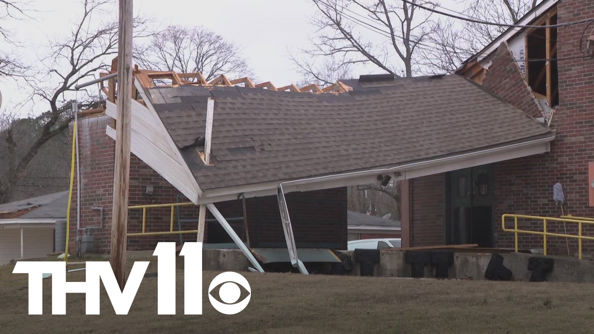 Severe storms moved through Central Arkansas on Thursday night, leaving behind noticeable damage in areas like Grant County and Jefferson County.