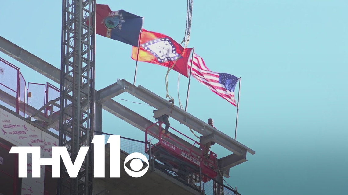 Saracen Casino Resort hosts topping off ceremony for new hotel