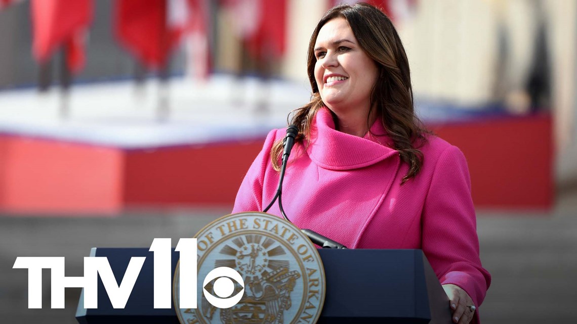 Gov. Sarah Huckabee Sanders delivers inaugural speech