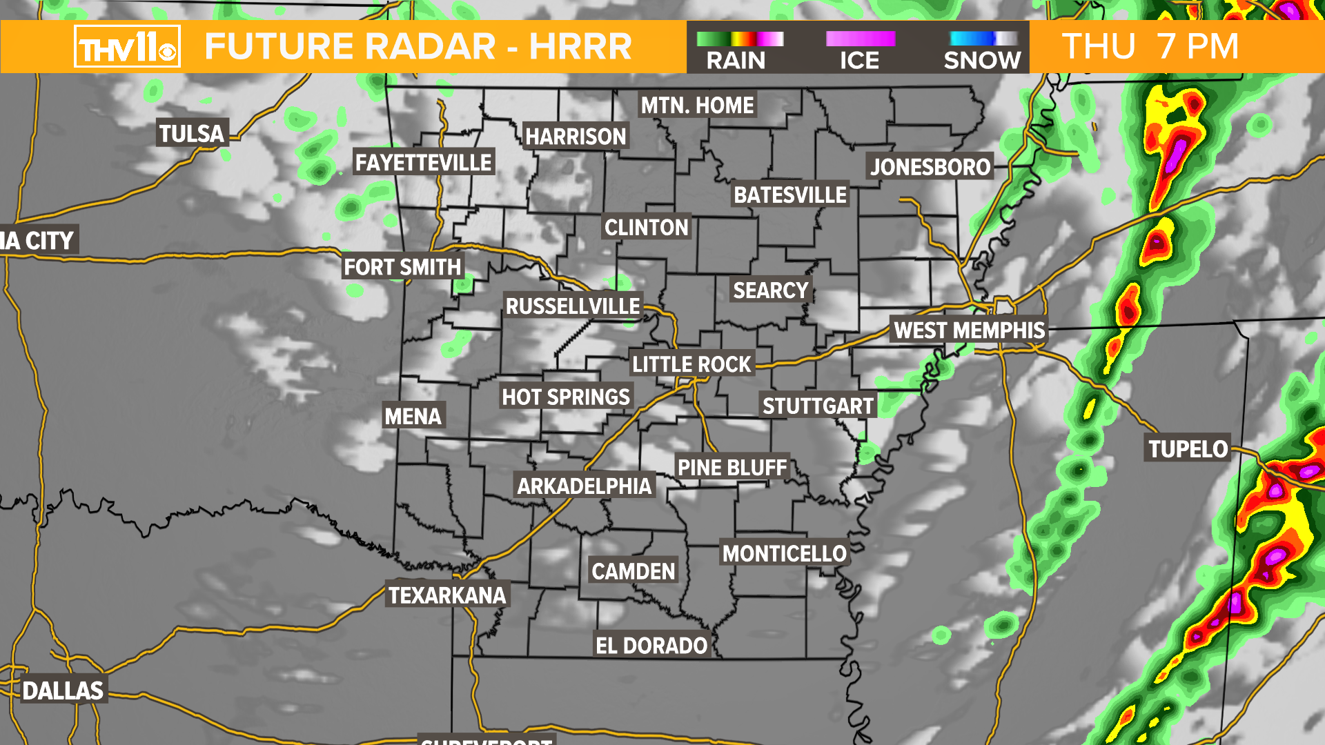 What to expect with Thursday's weather forecast in Arkansas