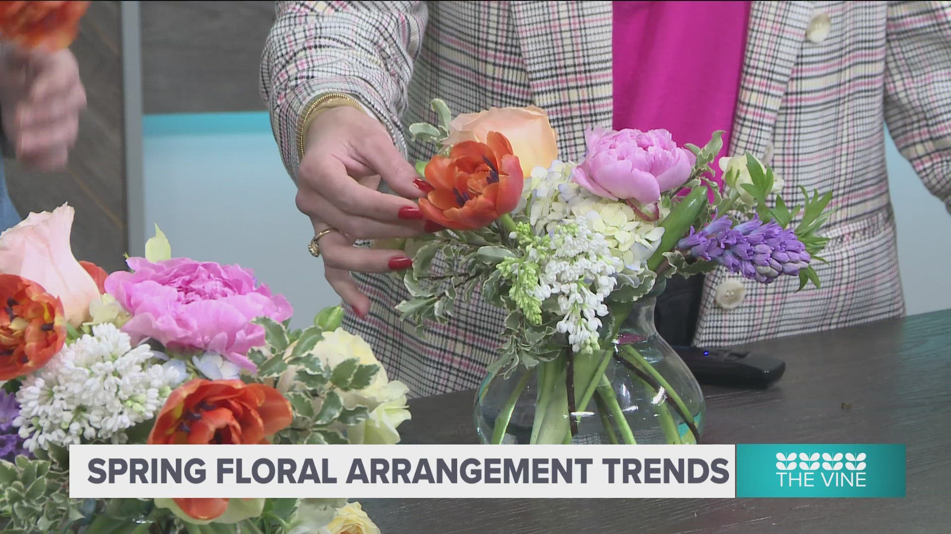 Spring colors are trending right now. Kelsey Brazelton with Tipton & Hurst tells us how they incorporate color in their new arrangement.