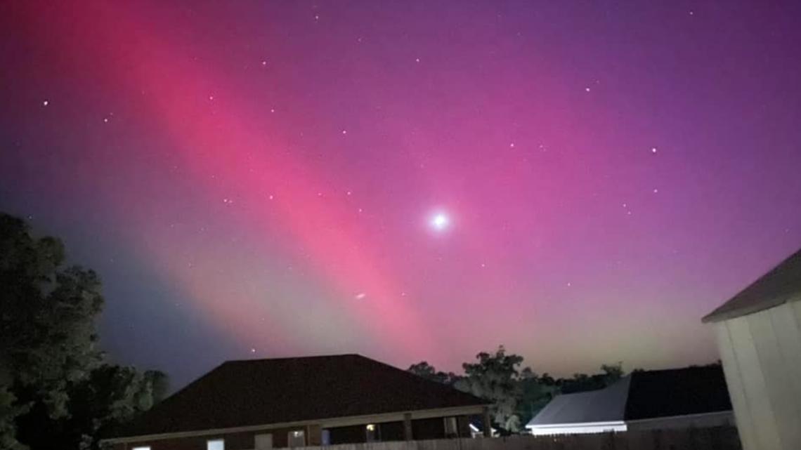 Northern Lights Shine Bright Over Central Arkansas | Thv11.com