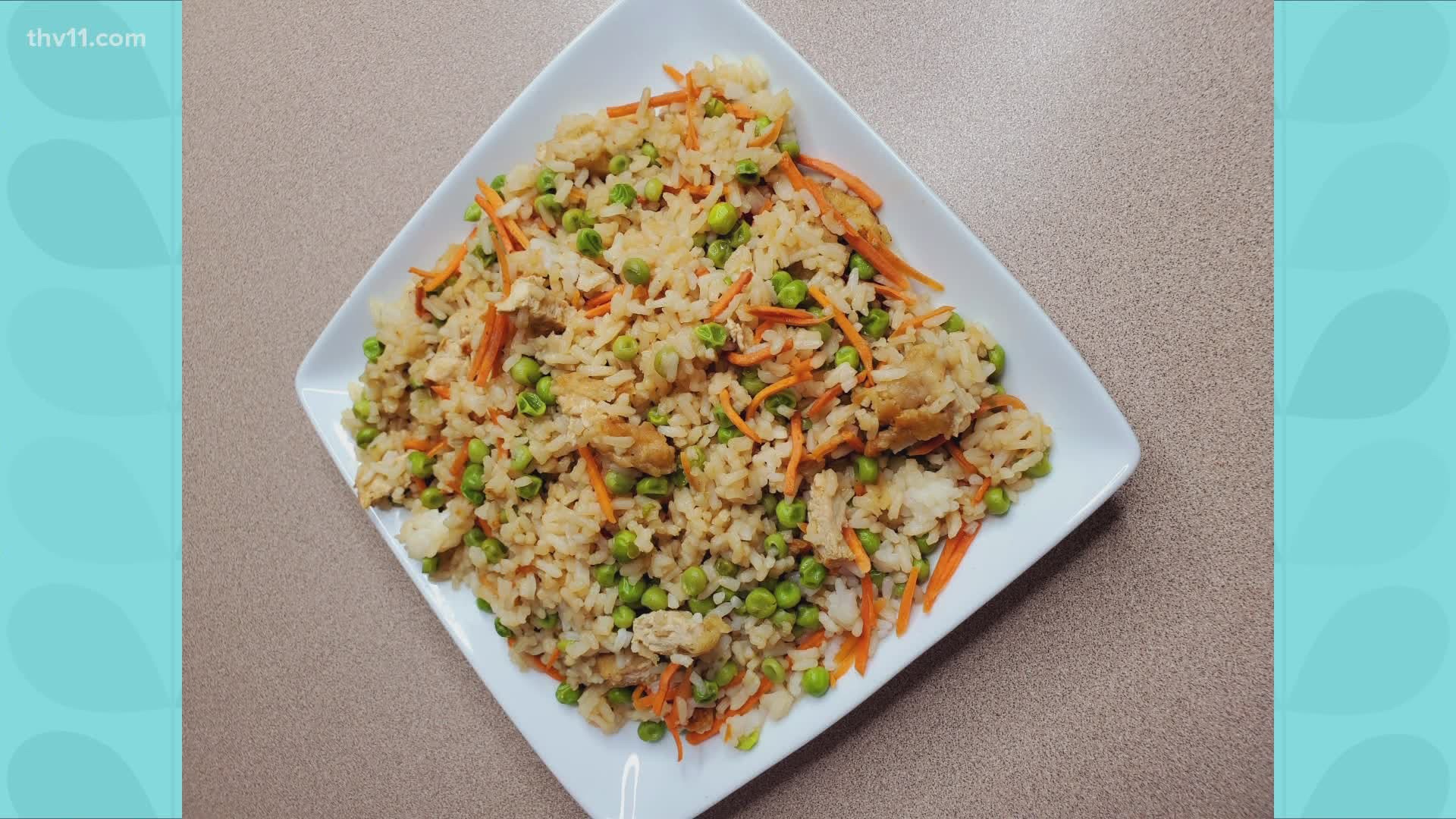 Dr. Tionna L. Jenkins with Plate it Healthy shows how to re-create pizza rollups, chicken fried rice and  turkey sandwiches for a plant-based diet.