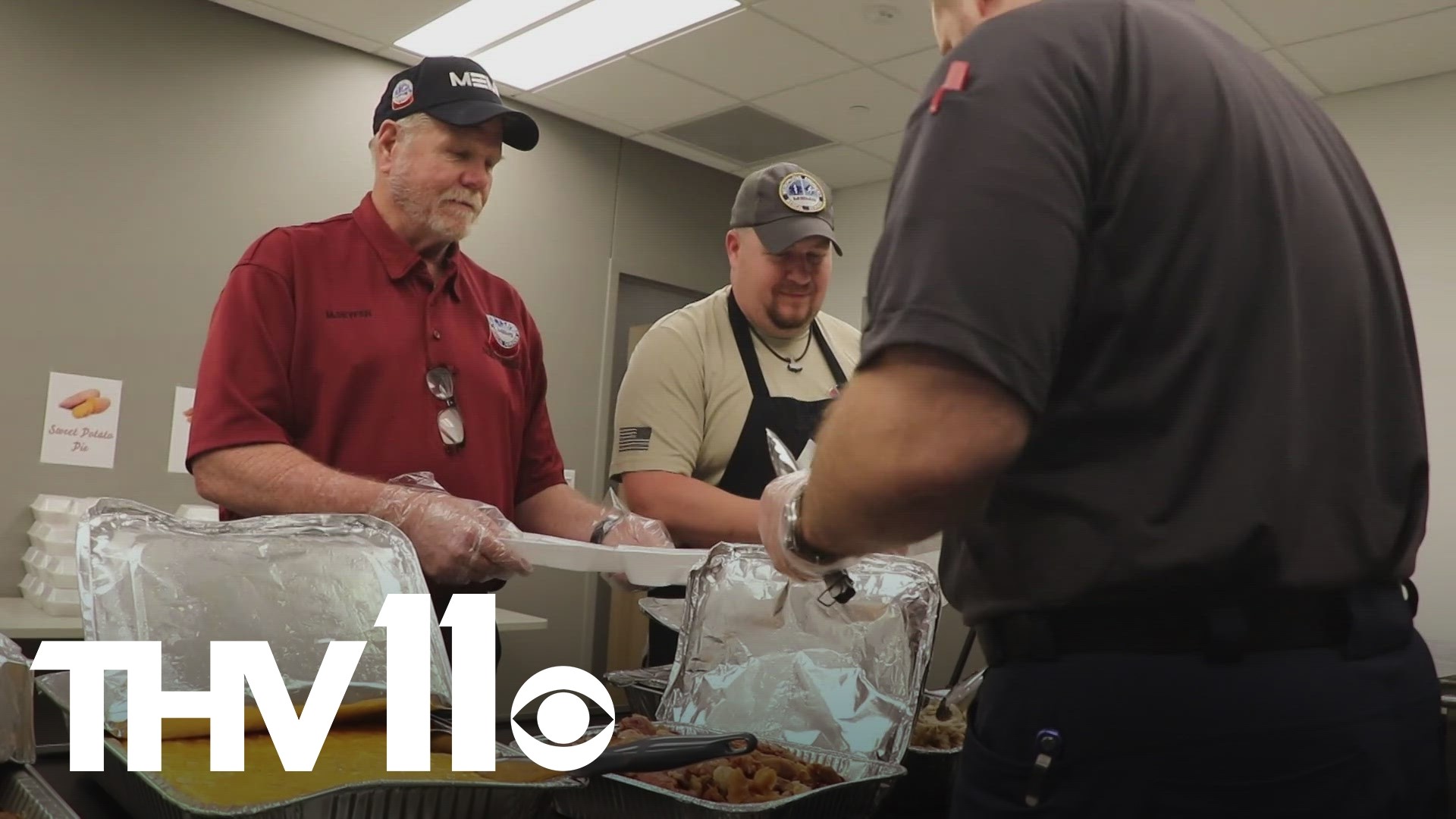 Today is a day of gathering with friends and family, and some first responders shared how they found a way to come together this Thanksgiving.