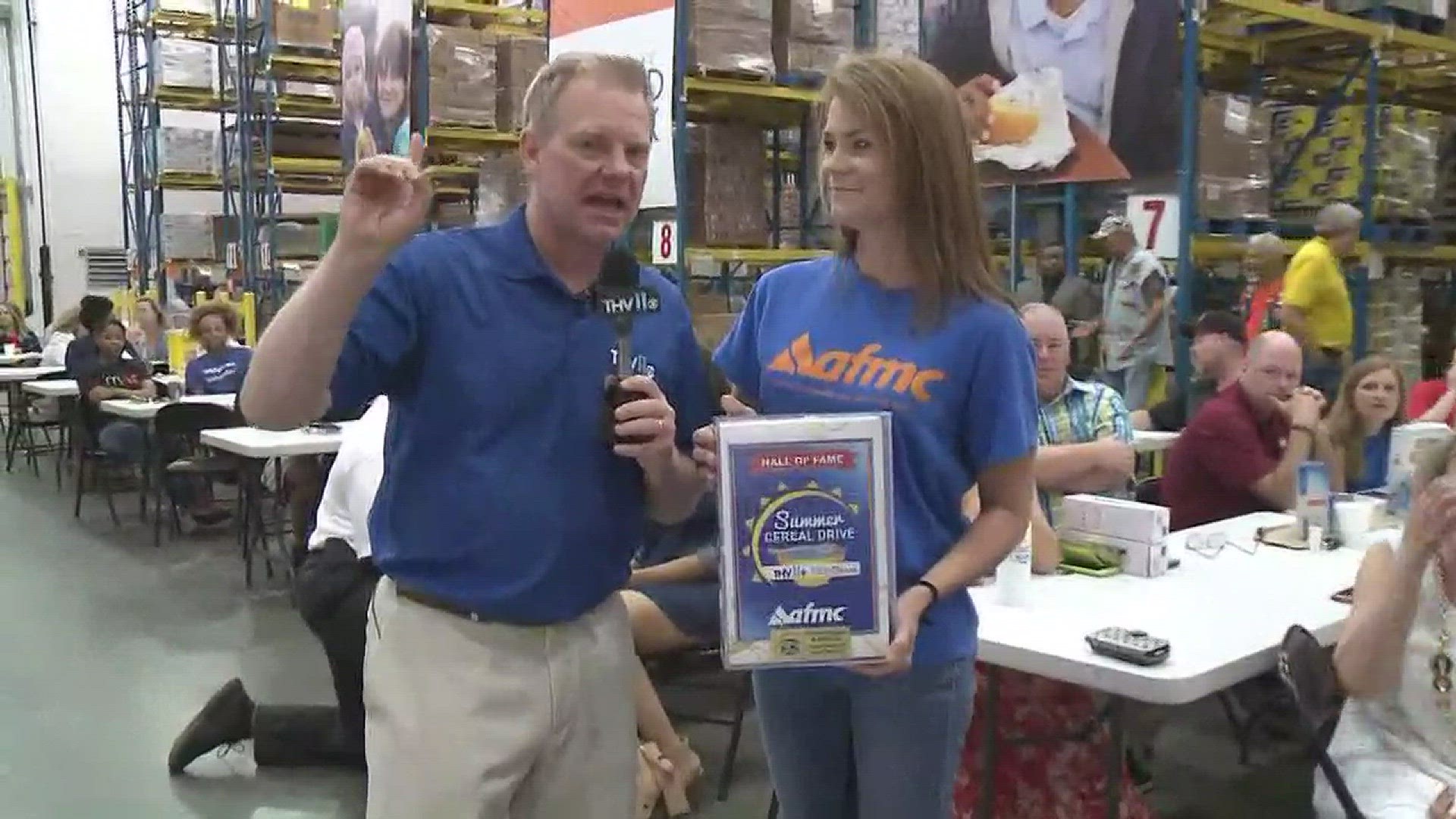 THV11's Tom Brannon was live at the Arkansas Foodbank to wrap up the 2017 THV11 Summer Cereal Drive
