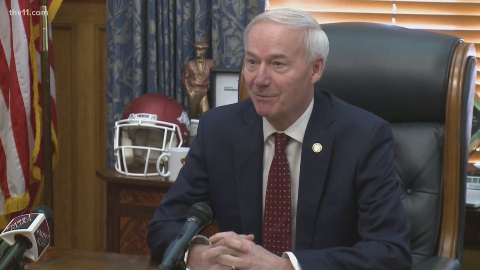 Governor Asa Hutchinson announces his new cabinet of just fifteen direct reports.