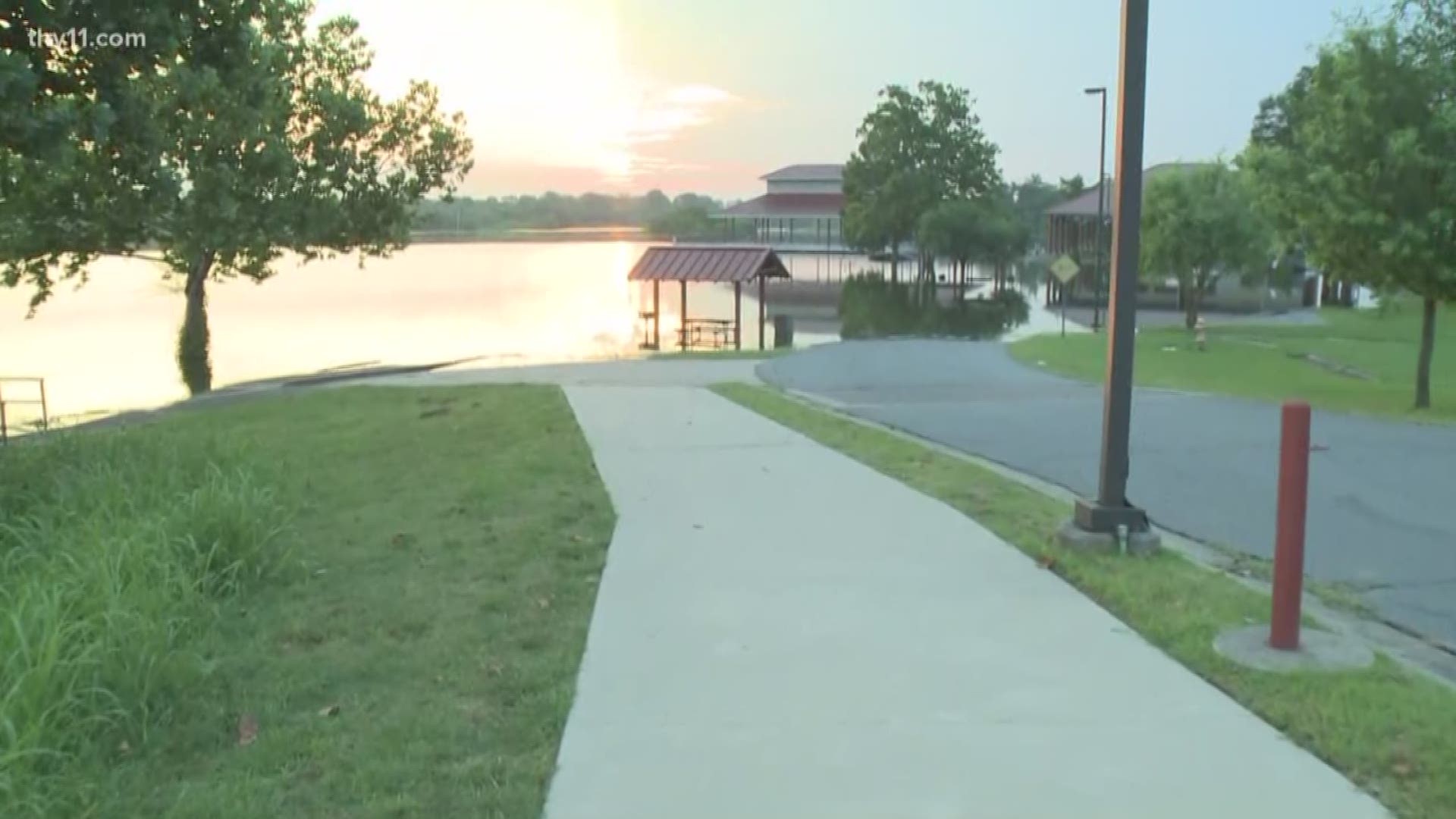 We're live in Pine Bluff this morning talking about historic flooding.