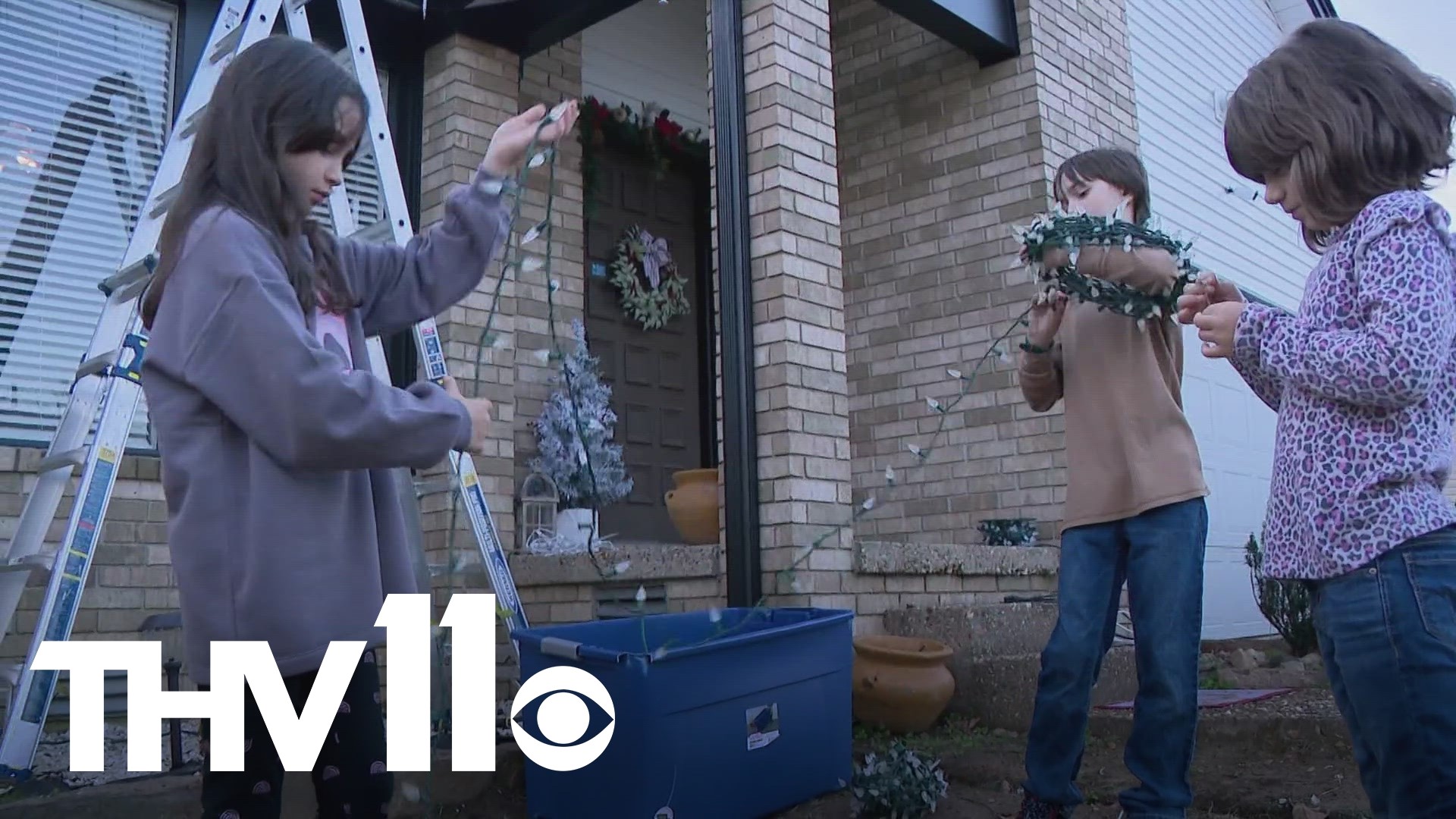 The Oehler family had been living in rental ever since a tornado devastated their North Little Rock home. Nine months later, they're  home in time for the holidays.