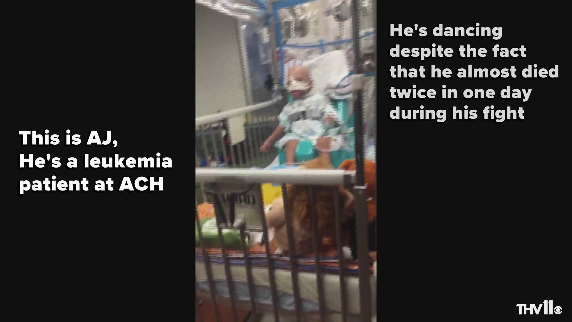 A 2-year-old with leukemia found out he might beat cancer earlier in the day. He had to dance it out.