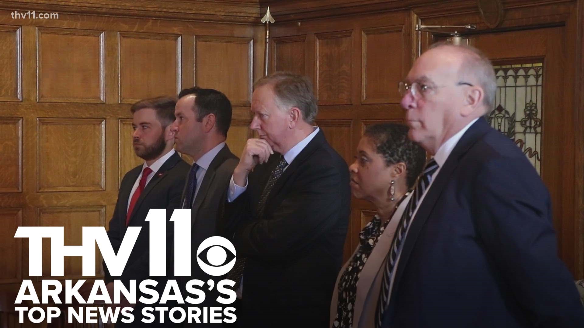 Jurnee Taylor presents Arkansas's top news stories for April 11, 2023, including housing plan progress in Jacksonville and new tax cuts signed into law.